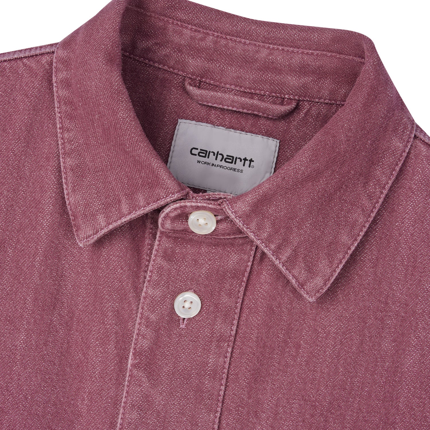 L/S Ethan Shirt - Foxglove enzyme bleach wash