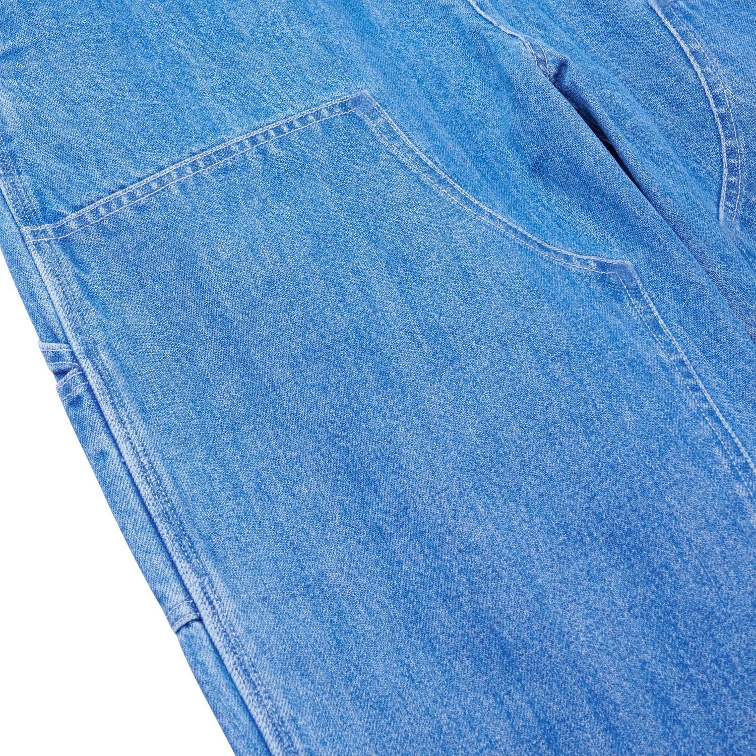 Ethan Double Knee Pant - Blue,Stone washed 3