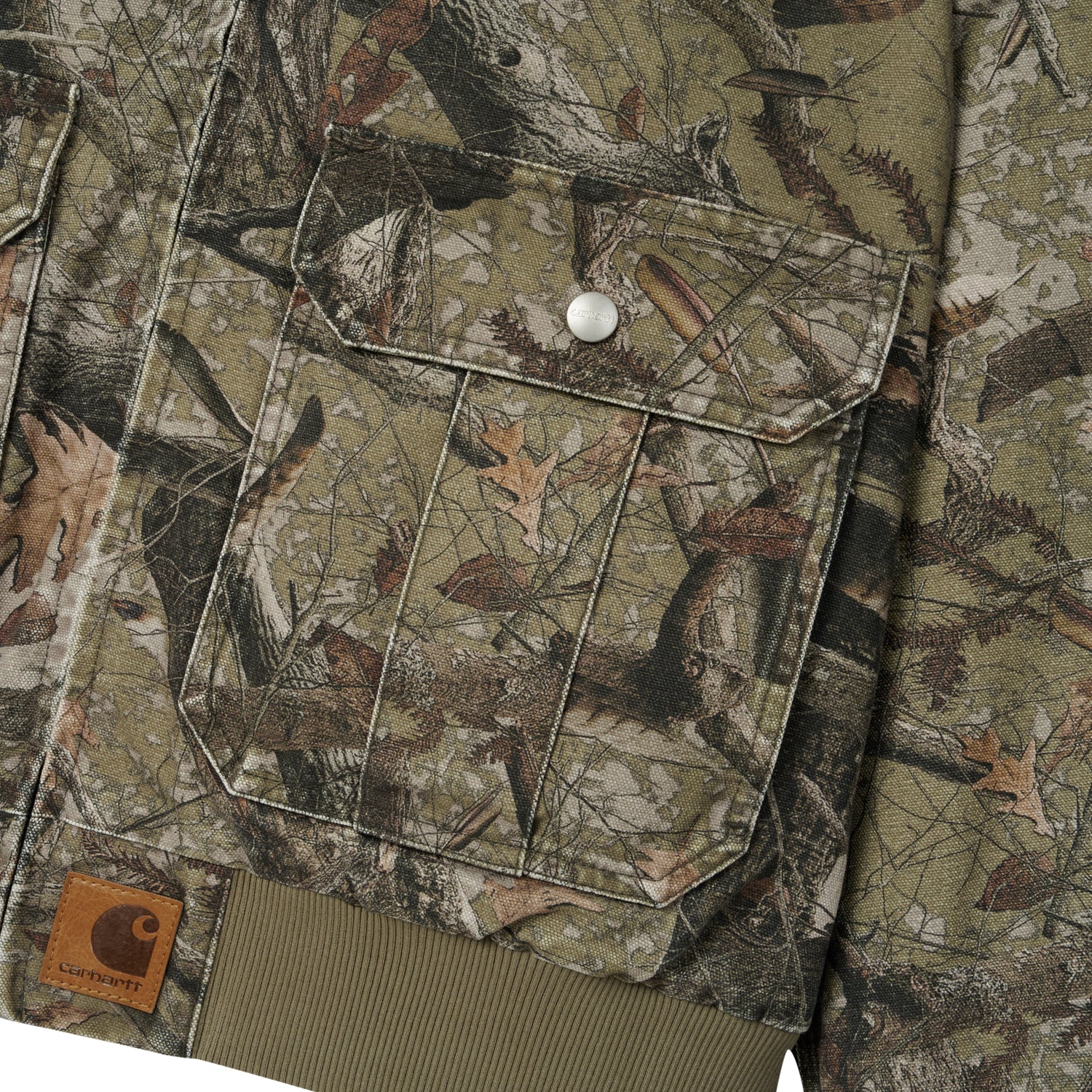 Stanton Jacket - Camo Feather Tree, Khaki stone washed 3