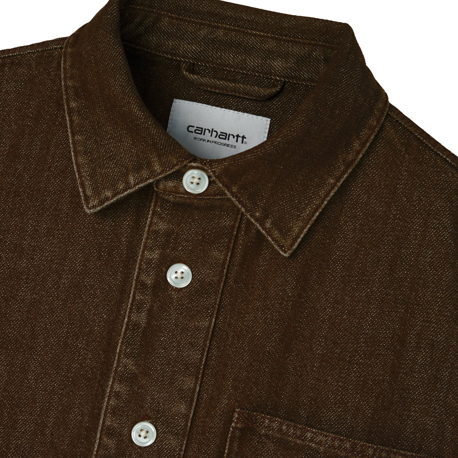 L/S Ethan Shirt - Hot Fudge enzyme stone washed 2