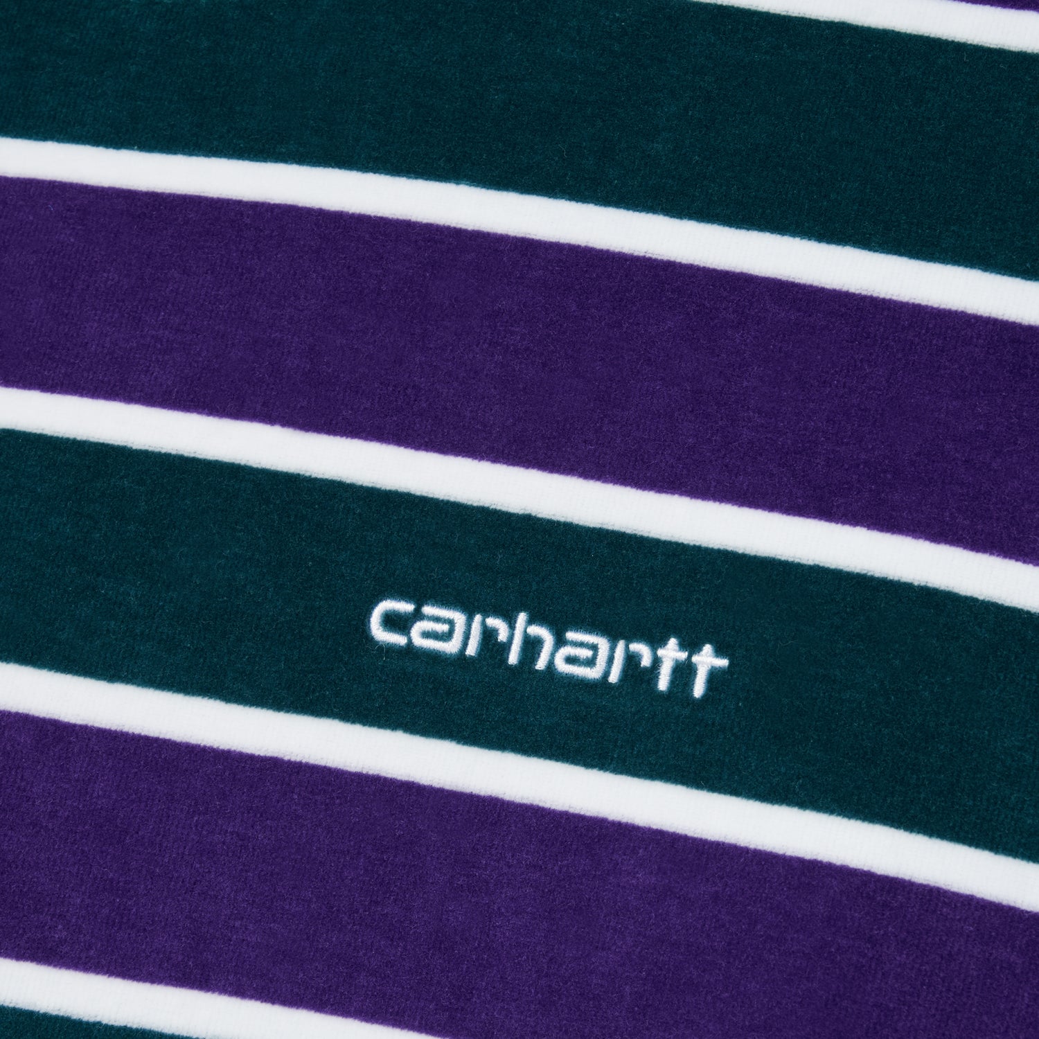 L/S Velour Stripe T-shirt - Mediterranea / Imperial 2
