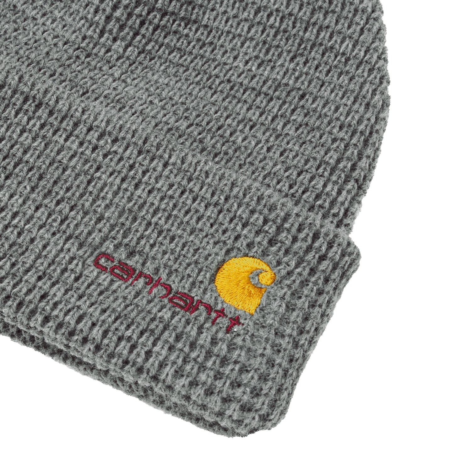 American Script Beanie - Grey Heather