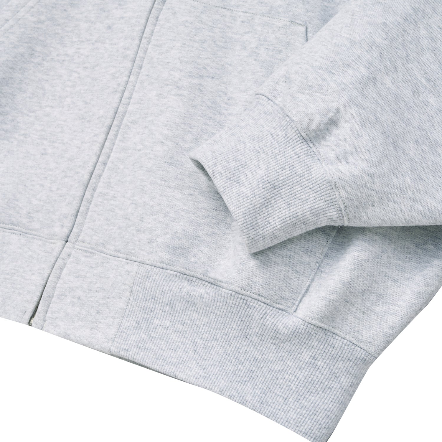 Hooded WIP Heart Jacket - Ash Heather 3