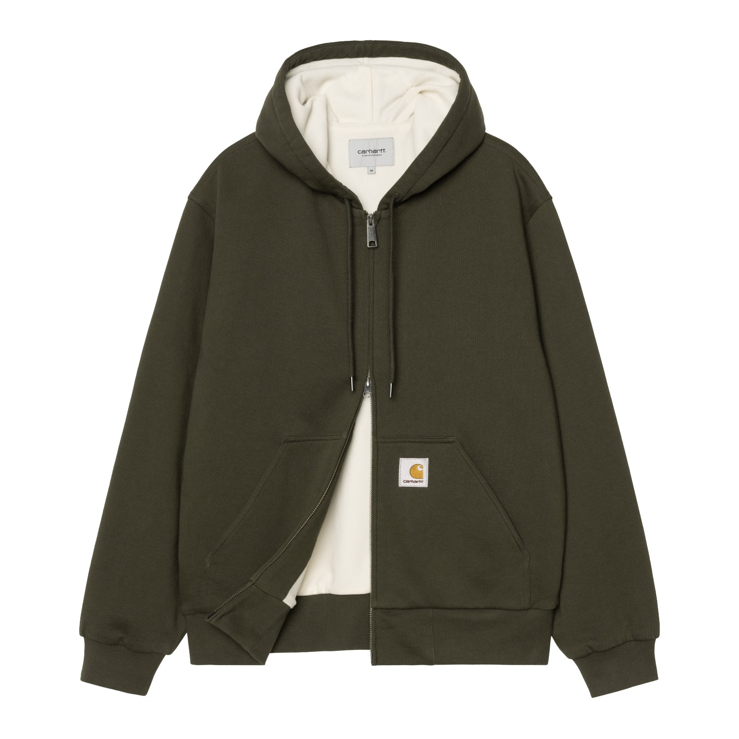 ACTIVE SWEAT JACKET  - Olive (stone washed)