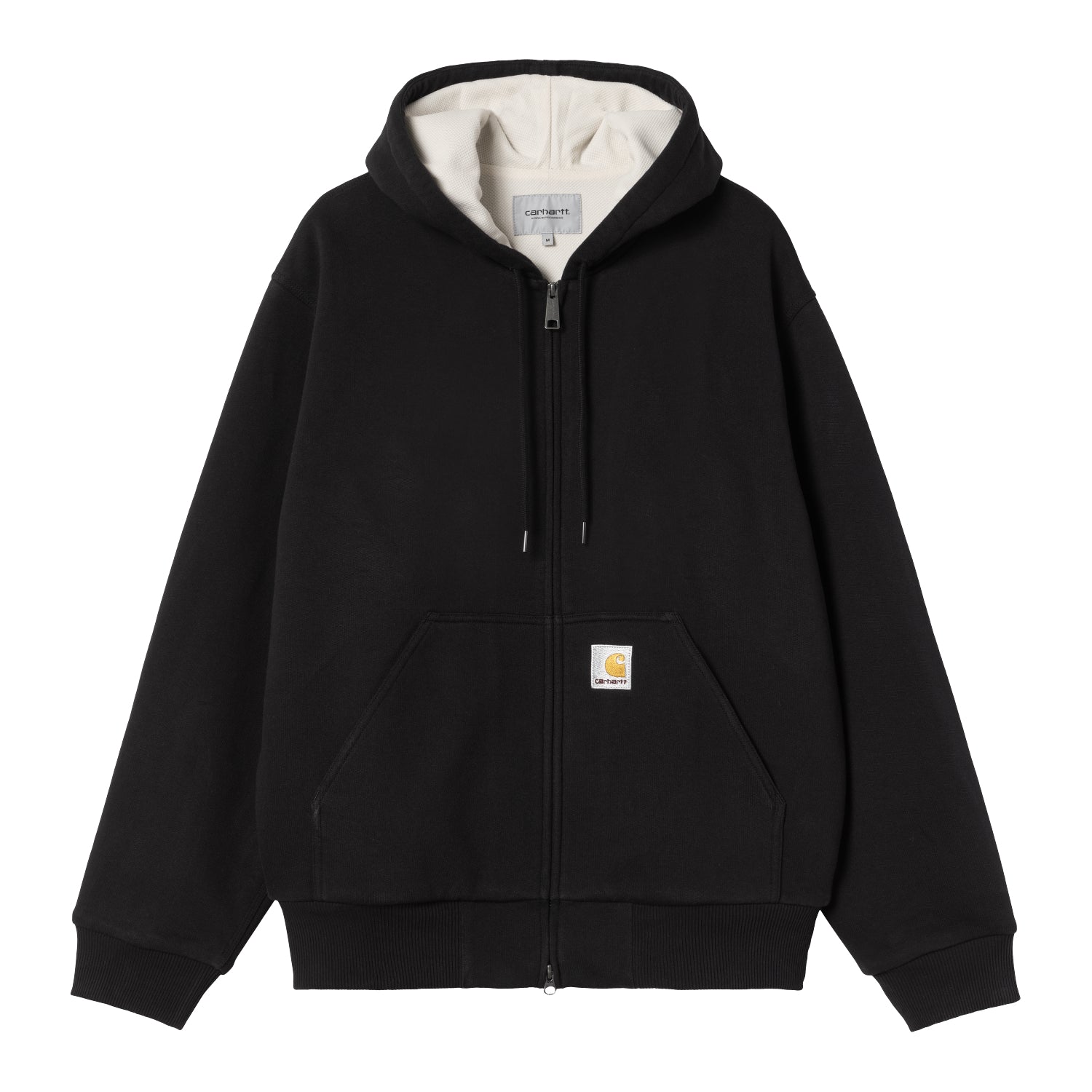 ACTIVE SWEAT JACKET  - Black (stone washed)