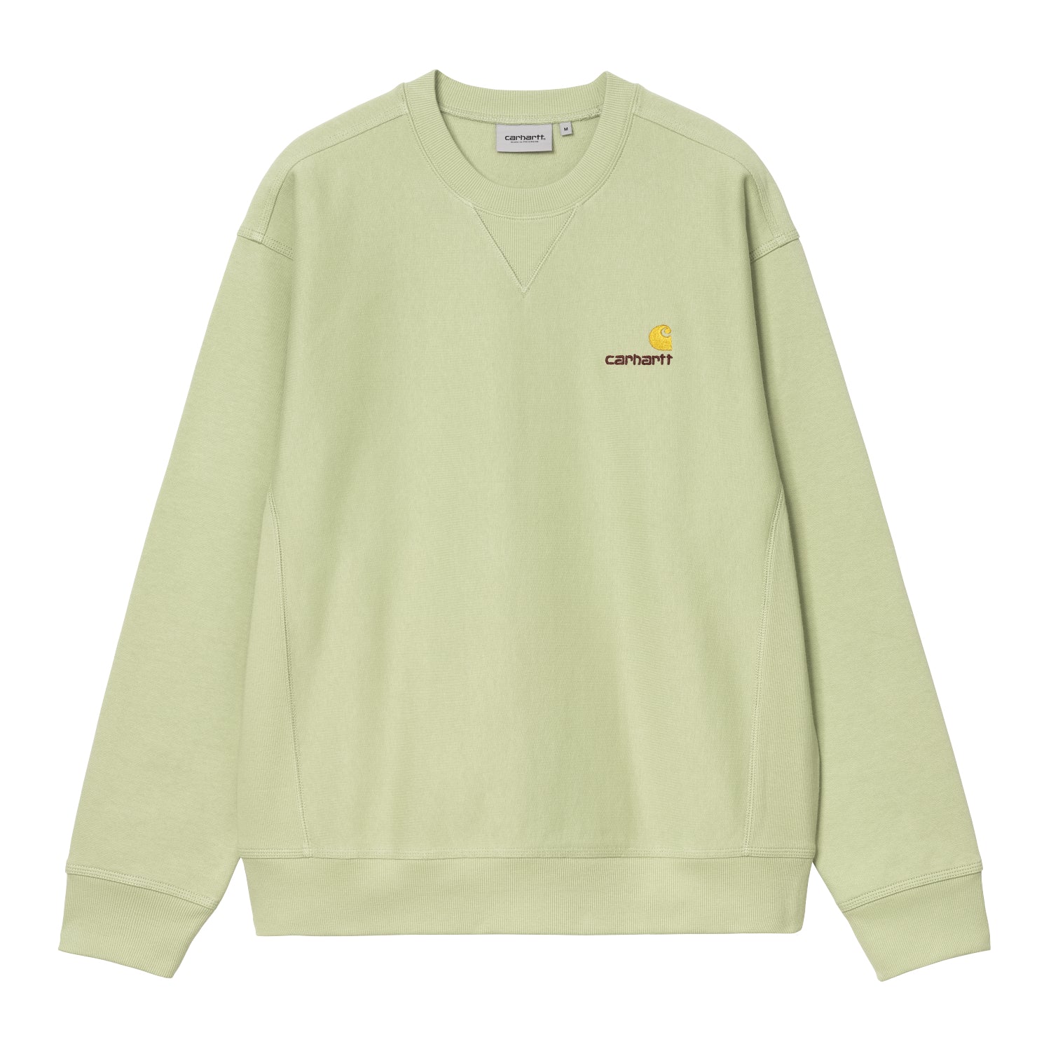 AMERICAN SCRIPT SWEAT - Pale Olive 1