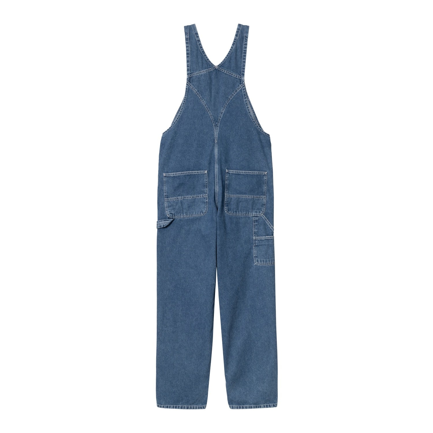 BIB OVERALL - Blue (stone washed)