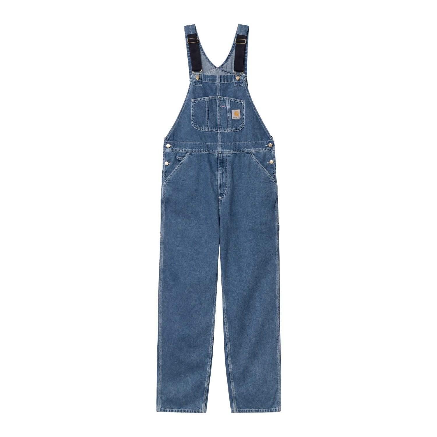 BIB OVERALL - Blue (stone washed)