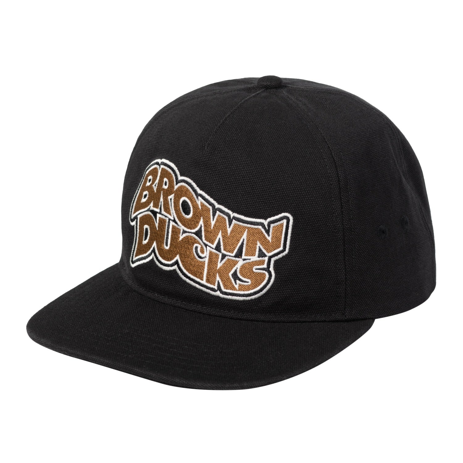 BROWN DUCKS CAP - Black