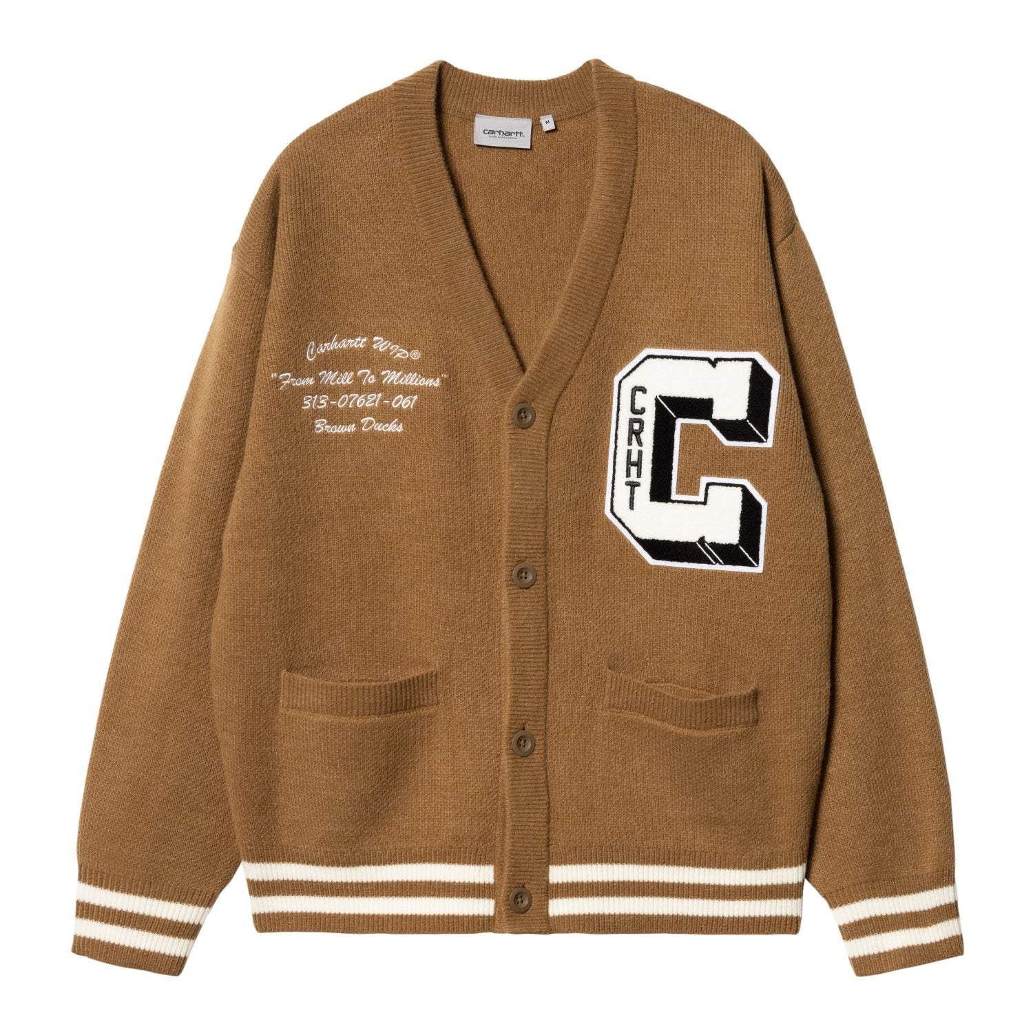 BROWN DUCKS CARDIGAN - Hamilton Brown / Wax