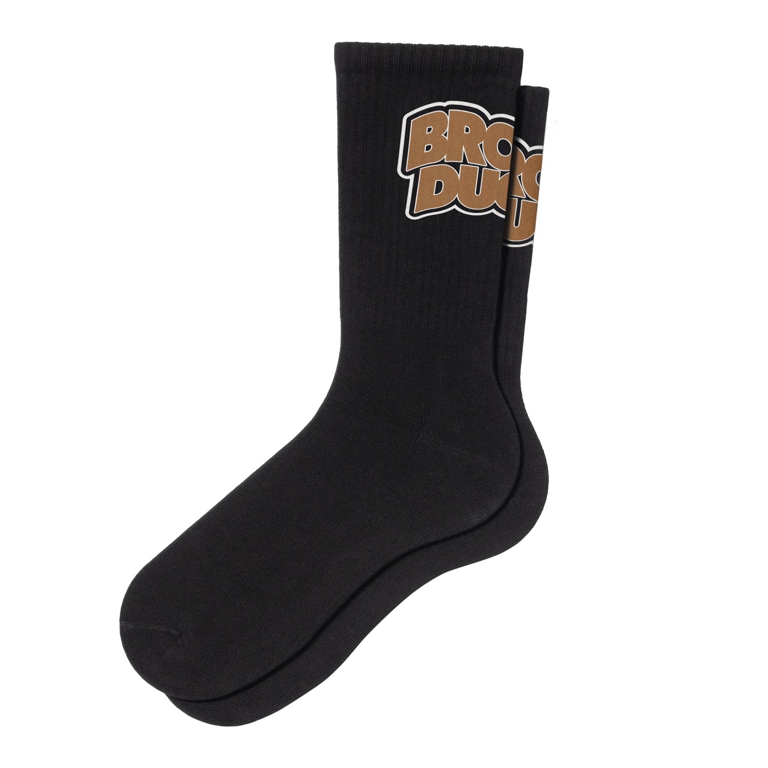 BROWN DUCKS SOCKS - Black