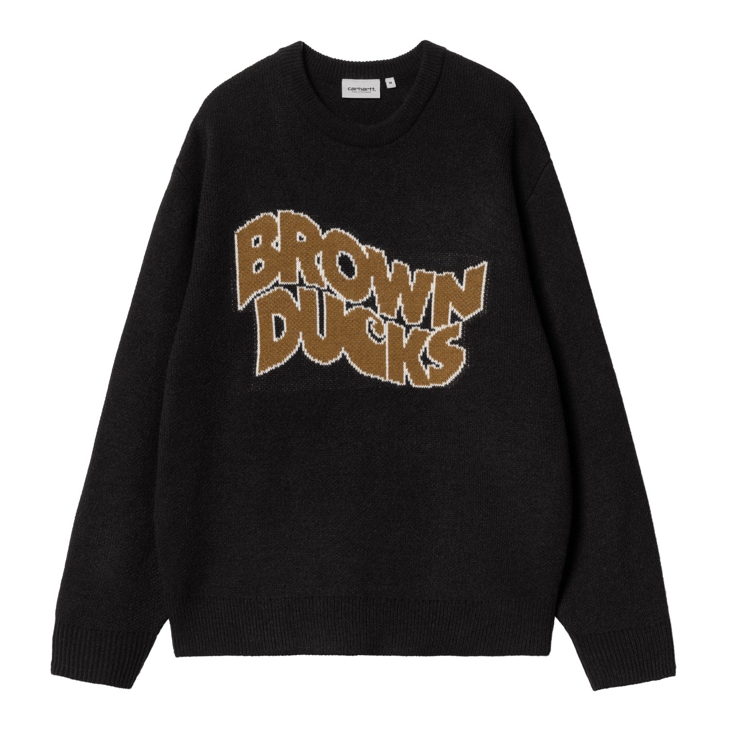 BROWN DUCKS SWEATER - Black