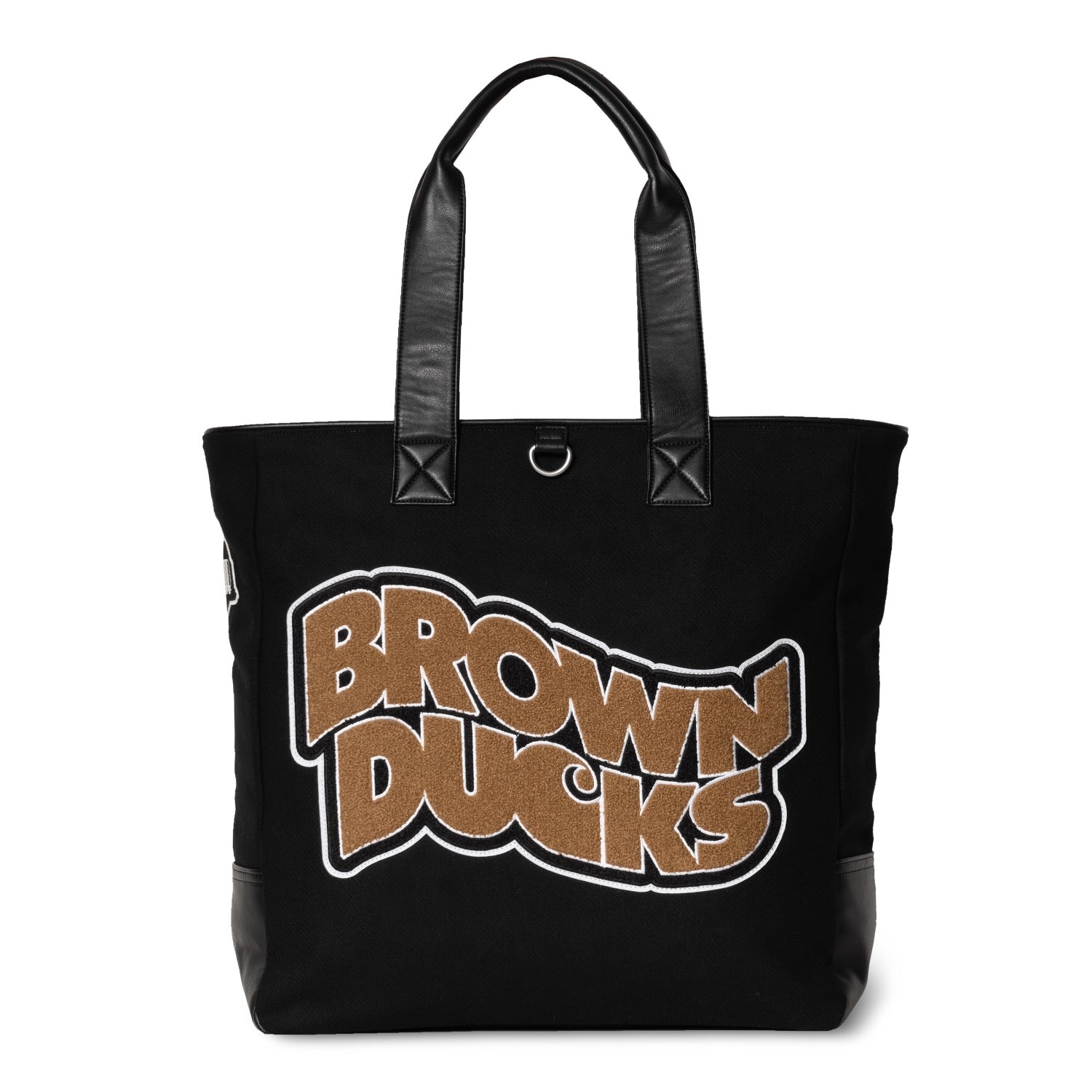 BROWN DUCKS TOTE - Black / Black