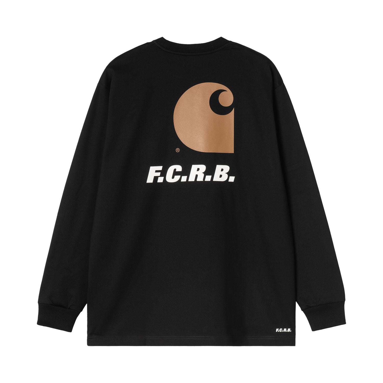 CARHARTT WIP x  FCRB L/S POCKET TEE - BLACK