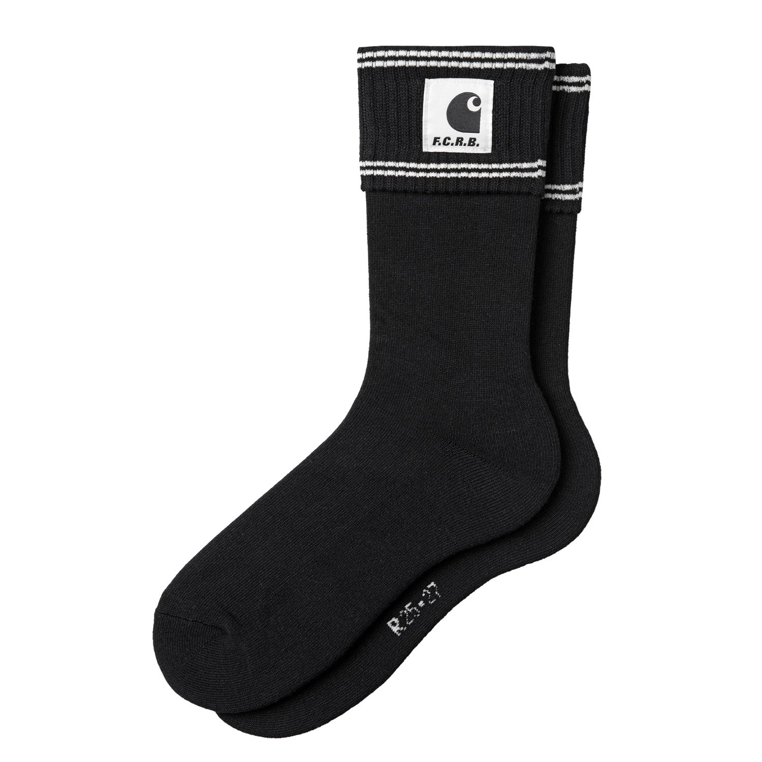 CARHARTT WIP x FCRB CUFF SOCKS - BLACK