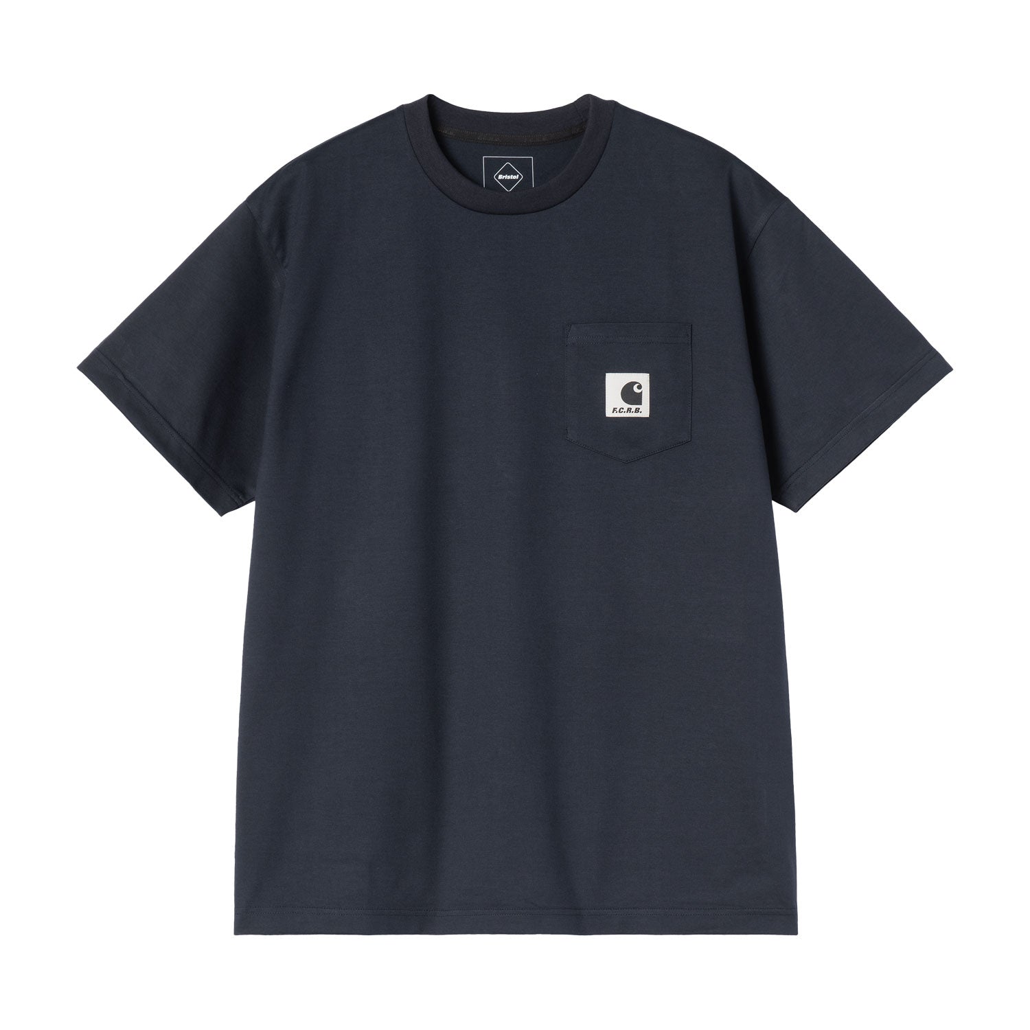 CARHARTT WIP x FCRB S/S POCKET TEE - NAVY