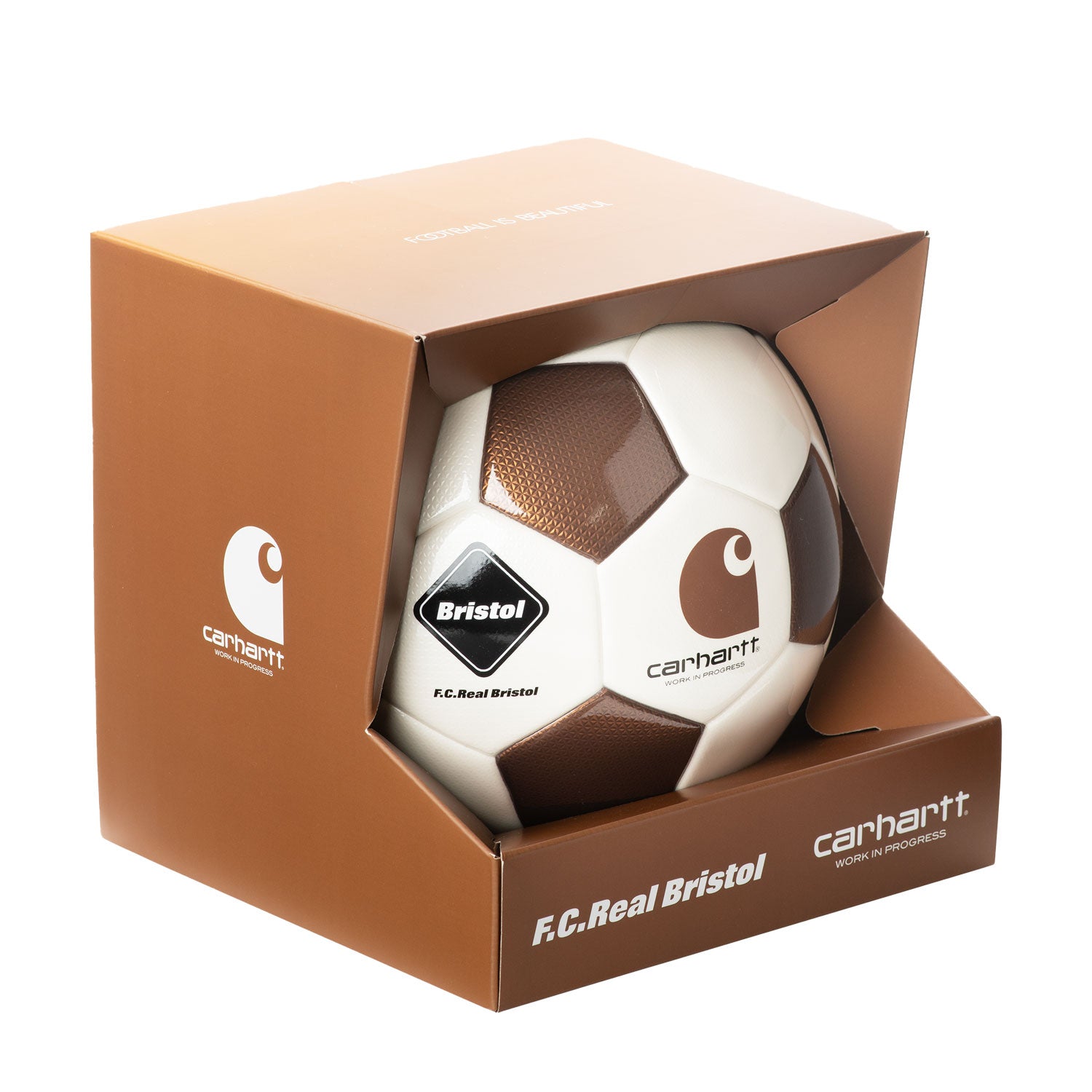 CARHARTT WIP x FCRB SOCCER BALL - BROWN