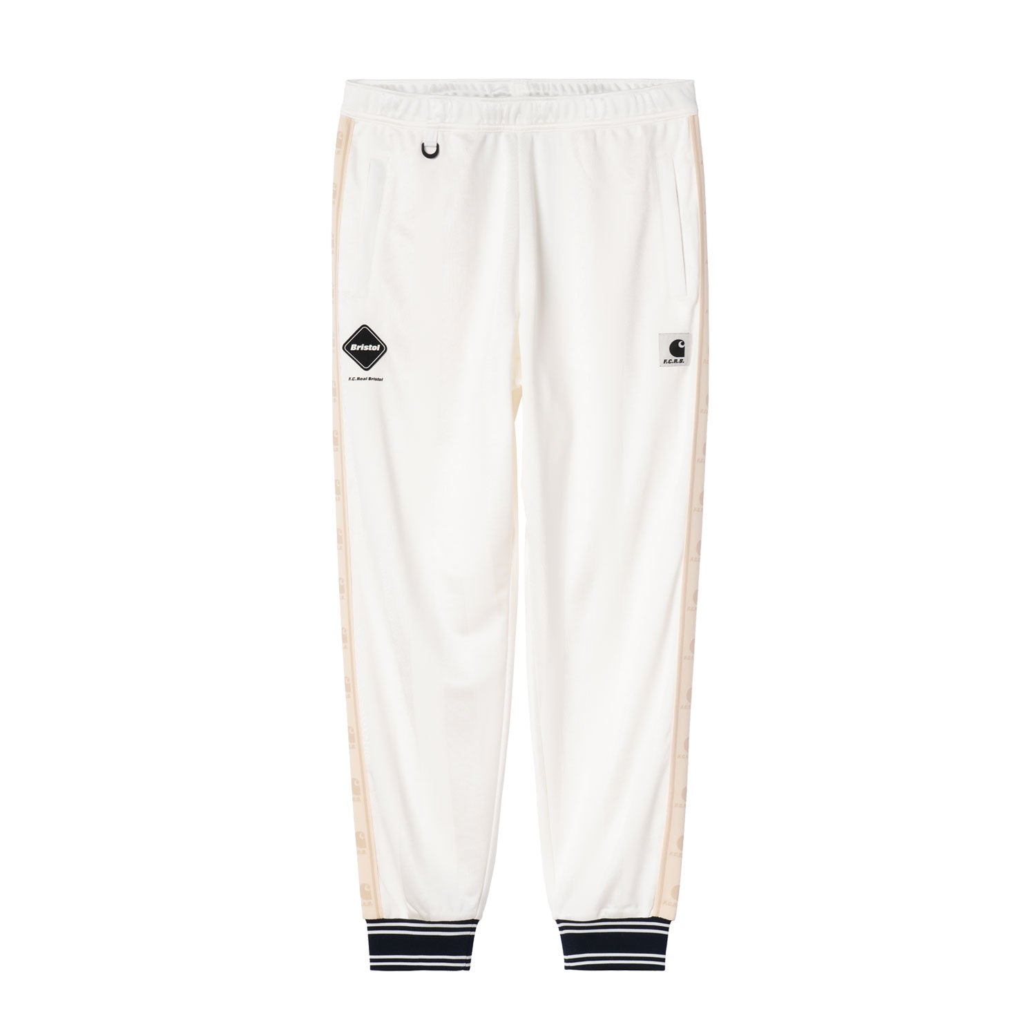CARHARTT WIP x FCRB TRACK PANTS - WHITE