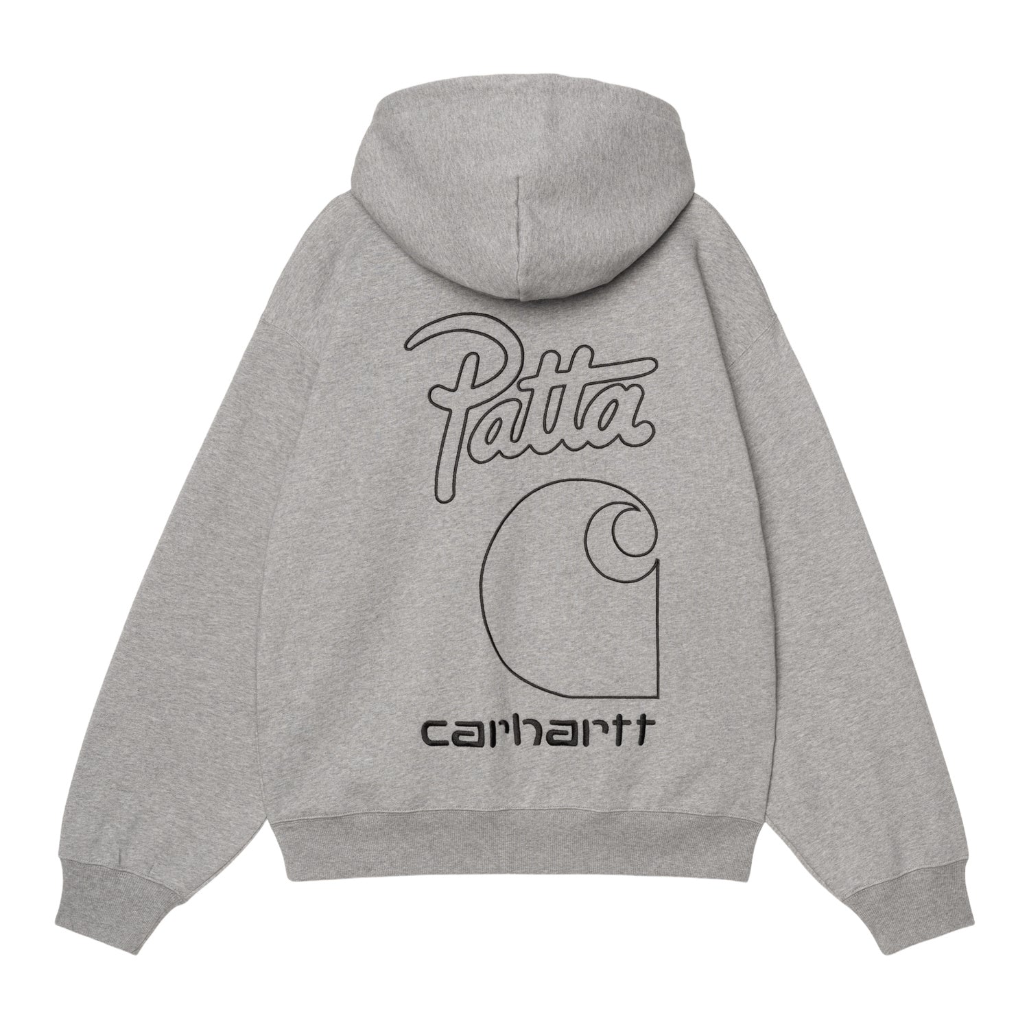 Patta Hooded Sweat - Patta Grey Heather 2