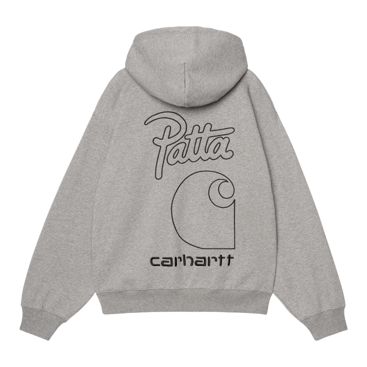 Patta Hooded Sweat - Patta Grey Heather