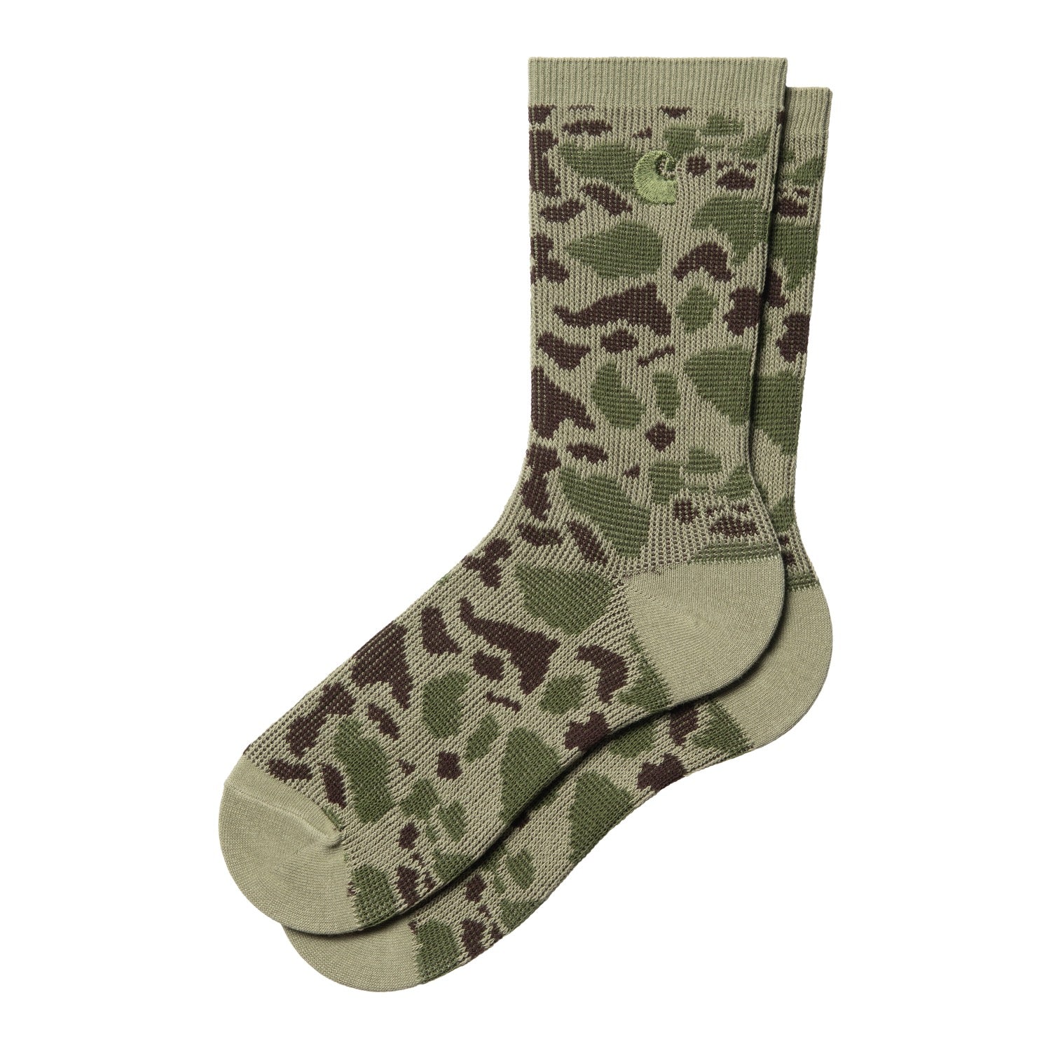 CAMO SOCKS - Camo Duck Jacquard, Green