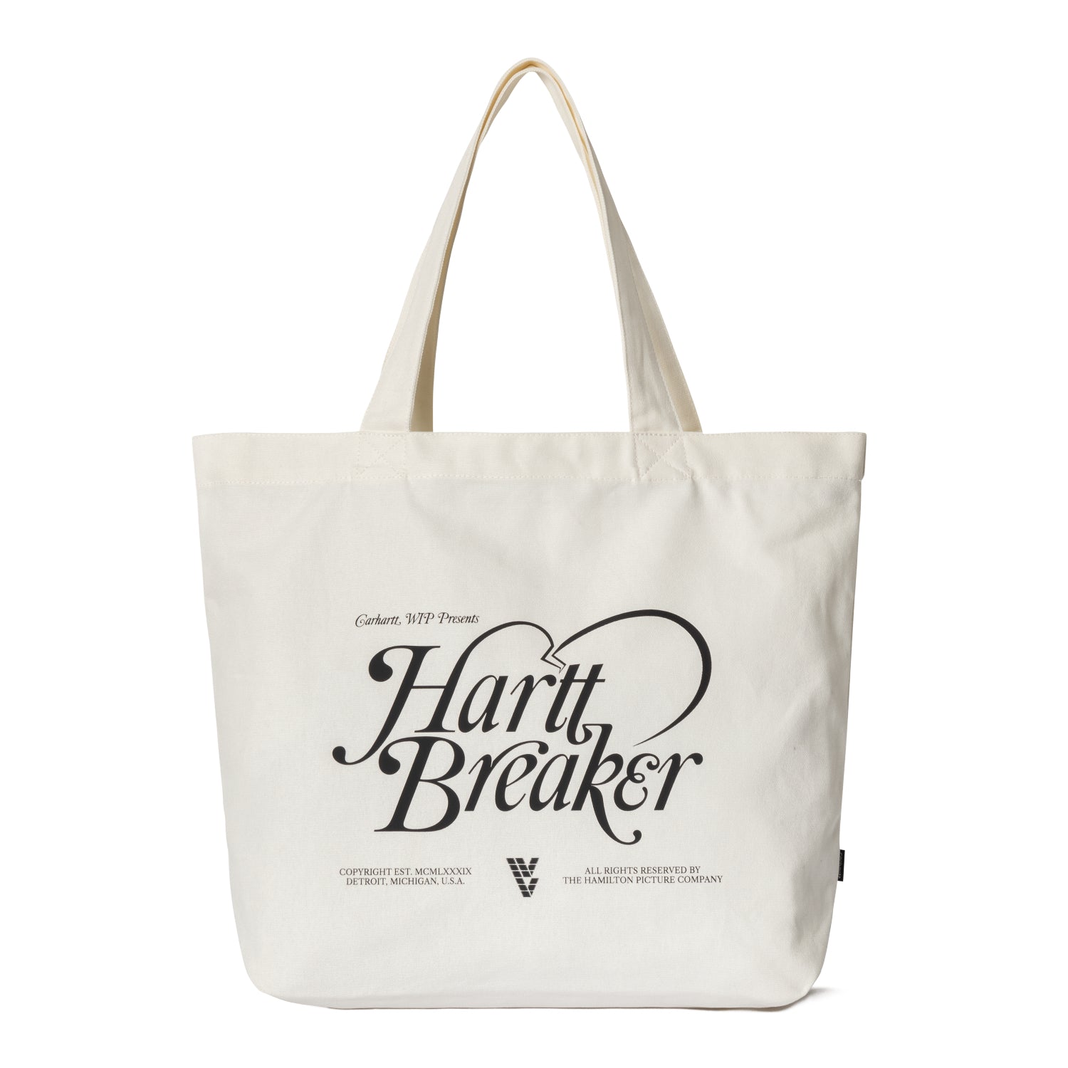 CANVAS GRAPHIC TOTE LARGE - Harttbreaker Print, Wax