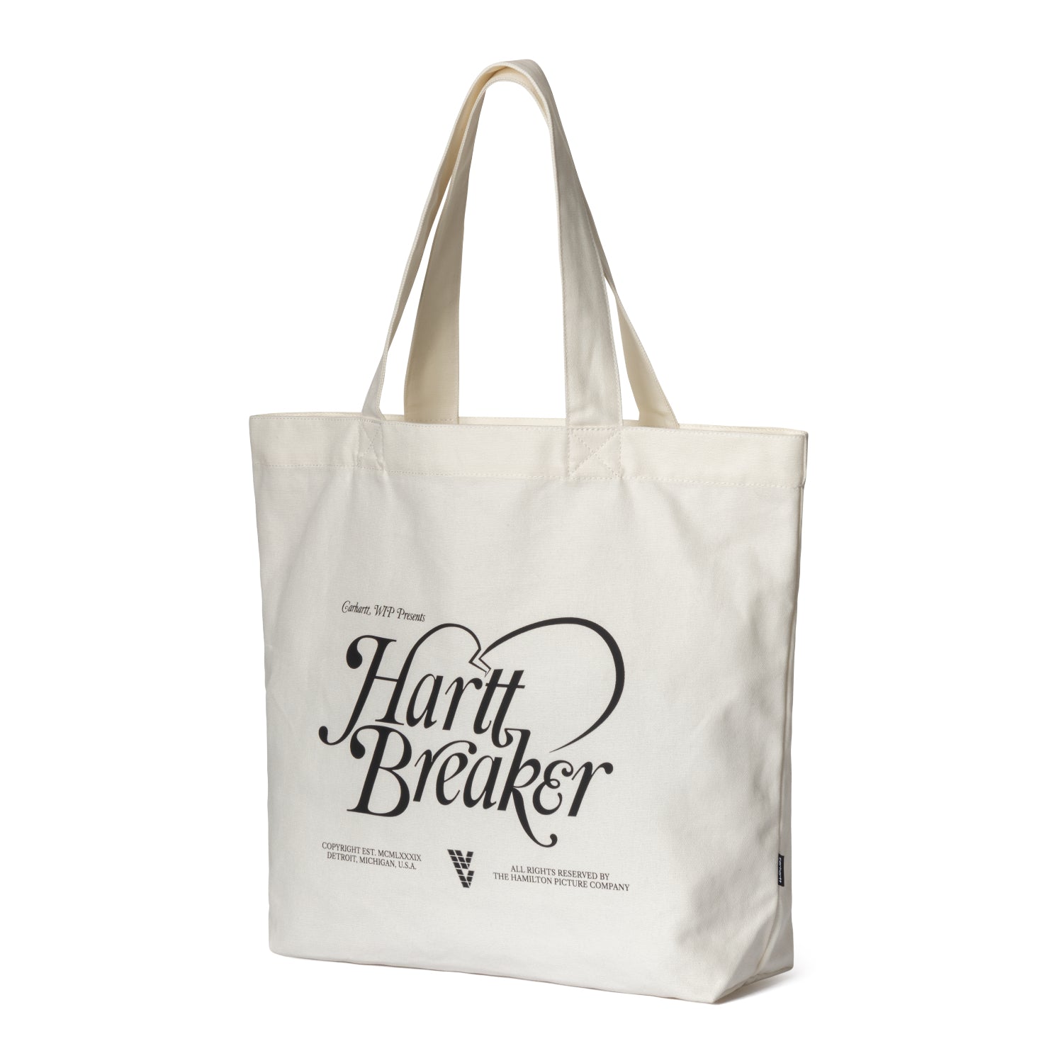 CANVAS GRAPHIC TOTE LARGE - Harttbreaker Print, Wax