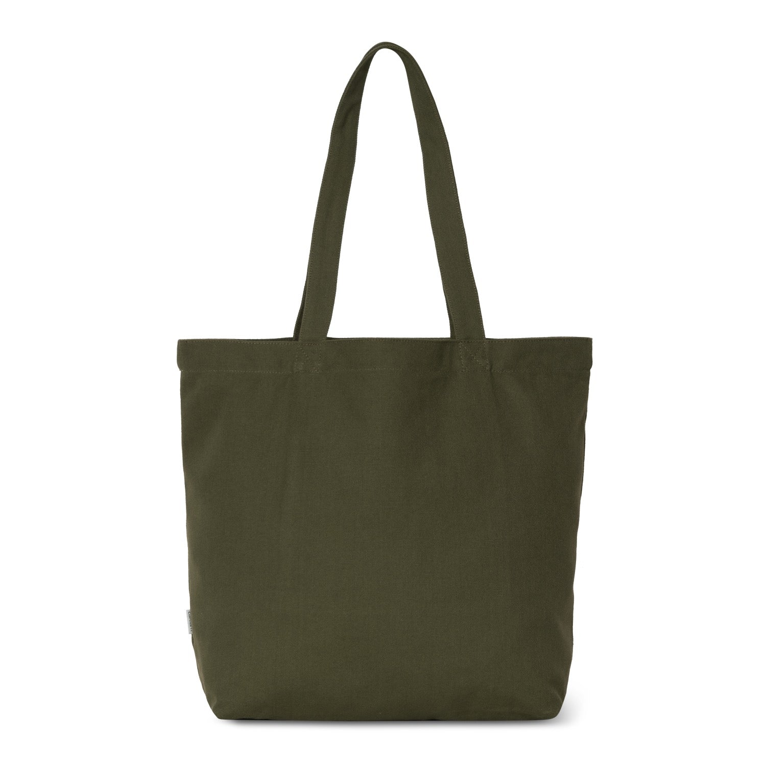 CANVAS GRAPHIC TOTE - Basics Print, Office Green