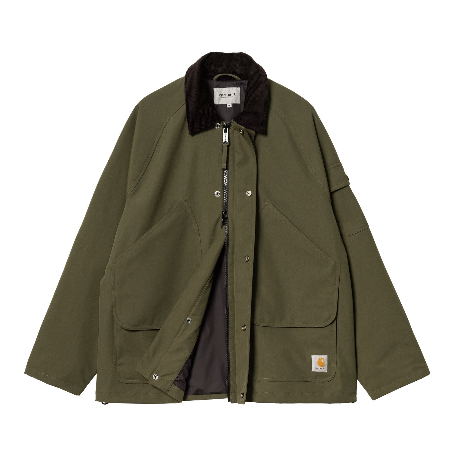 CLARTON JACKET - Office Green / Black