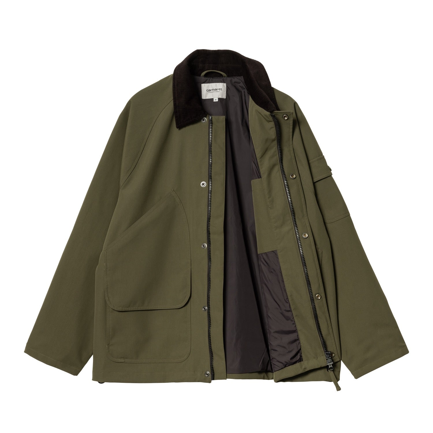 CLARTON JACKET - Office Green / Black