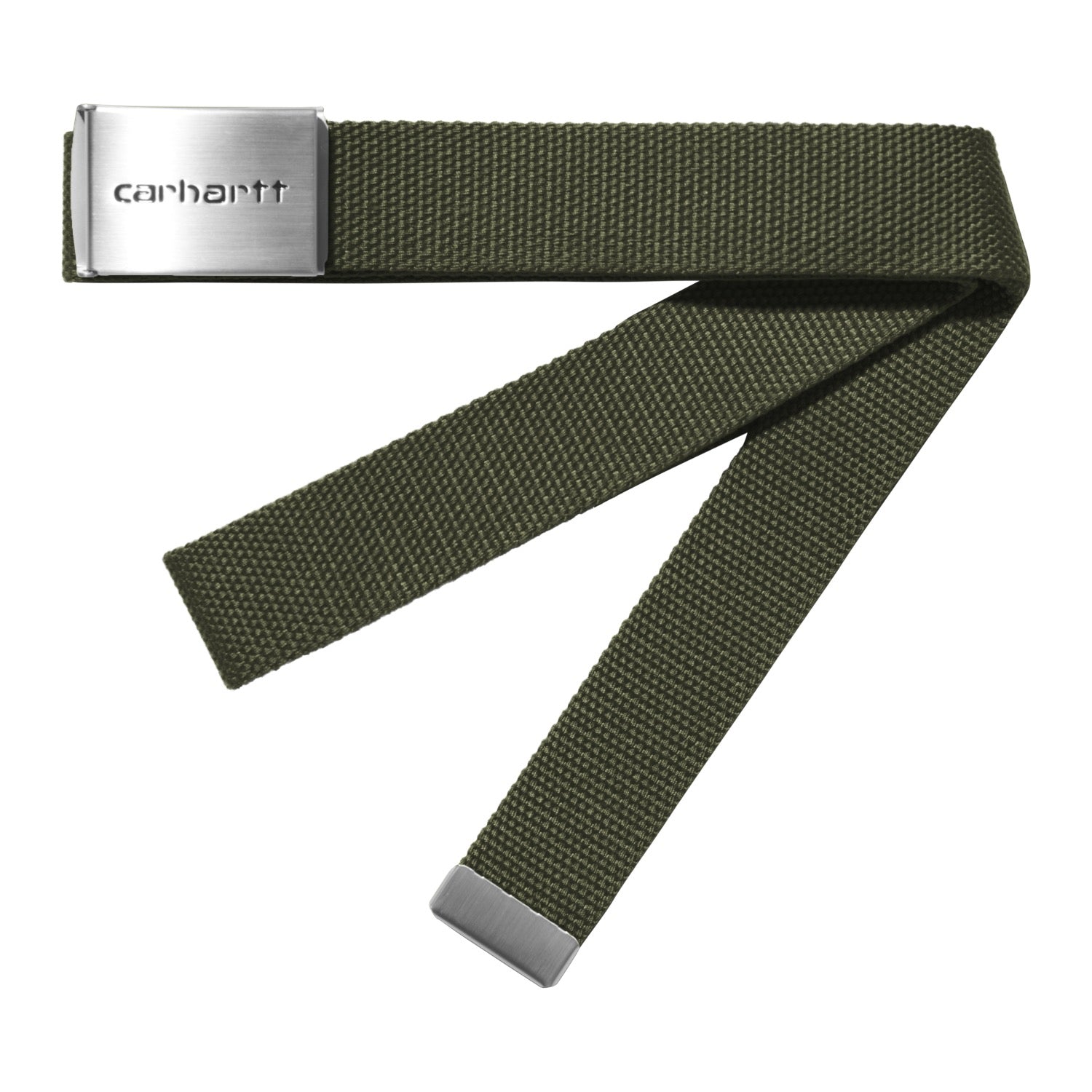 CLIP BELT CHROME - Office Green