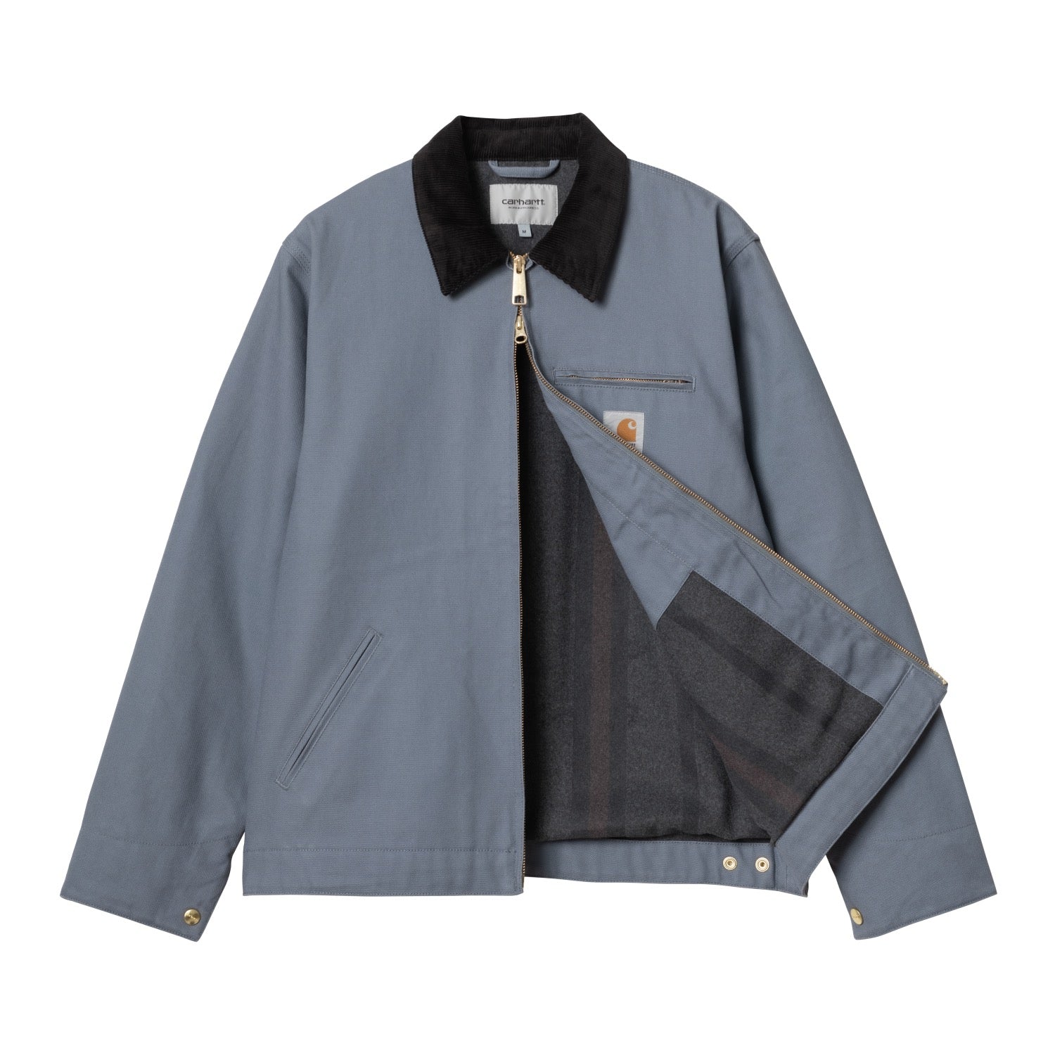 DETROIT JACKET - Dove Grey / Black (rigid)