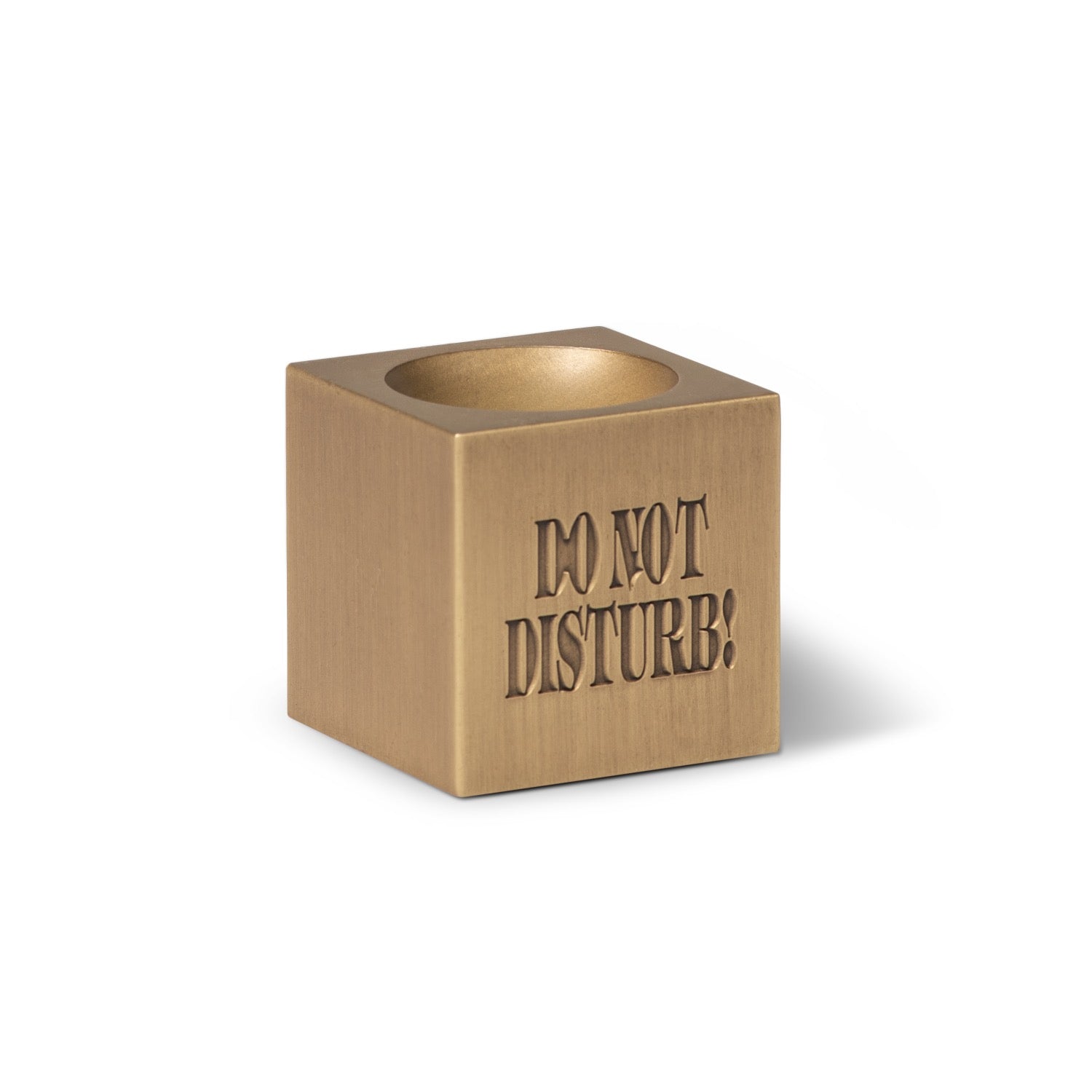 DO NOT DISTURB INCENSE HOLDER - Gold