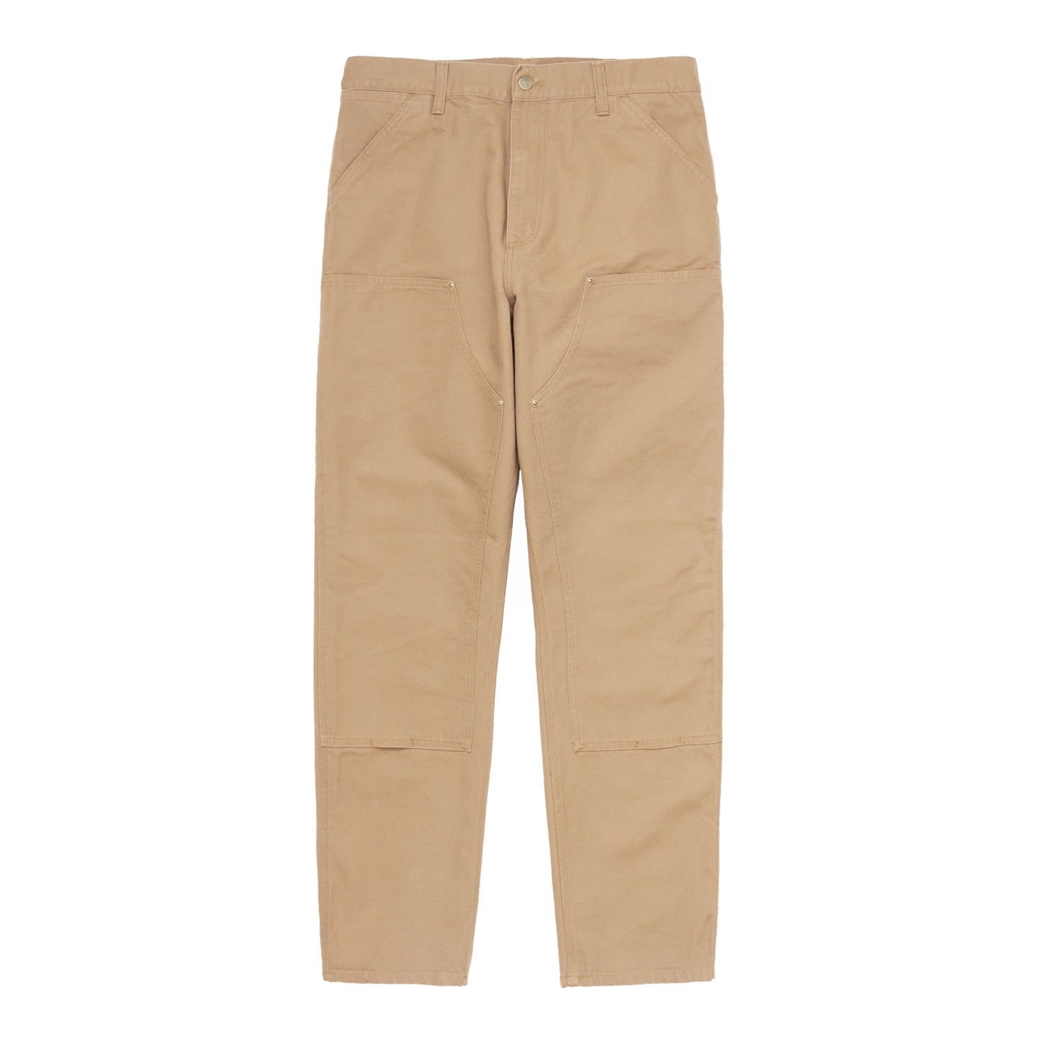 DOUBLE KNEE PANT - Dusty H Brown (rinsed)