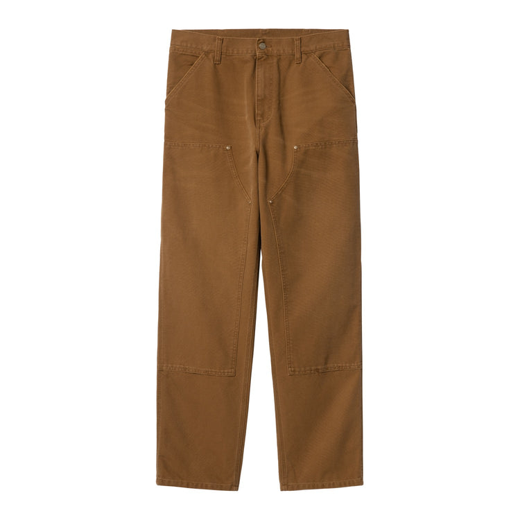 DOUBLE KNEE PANT - Deep H Brown (aged canvas)