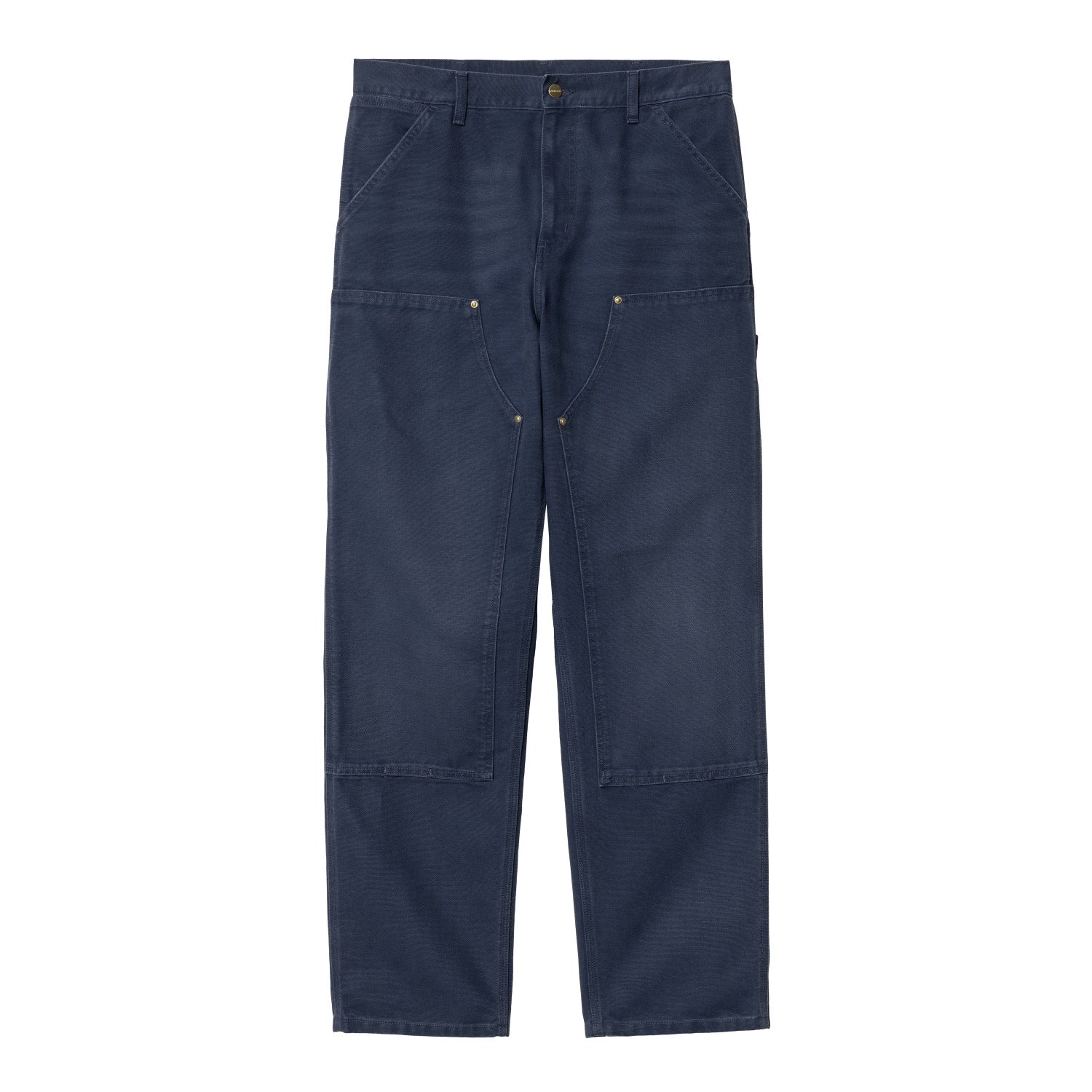 DOUBLE KNEE PANT - Air Force Blue (aged canvas)