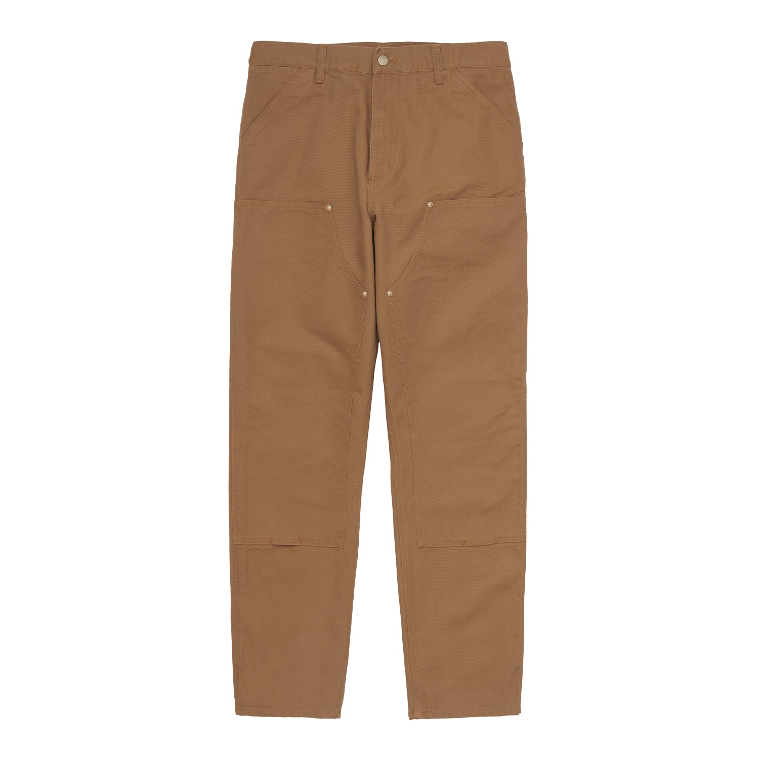 DOUBLE KNEE PANT  - Hamilton Brown (rinsed)