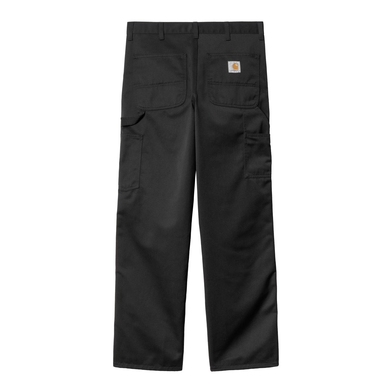 DOUBLE KNEE PANT - Black (rinsed)