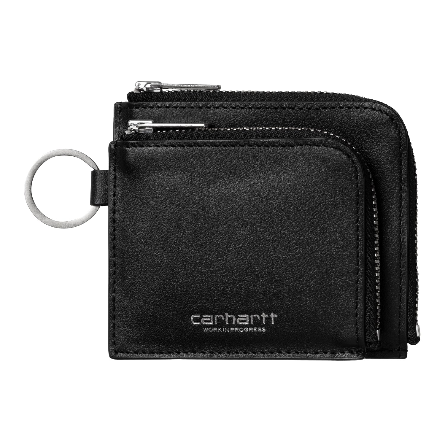 DOUBLE VEGAS ZIP WALLET - Black / Silver