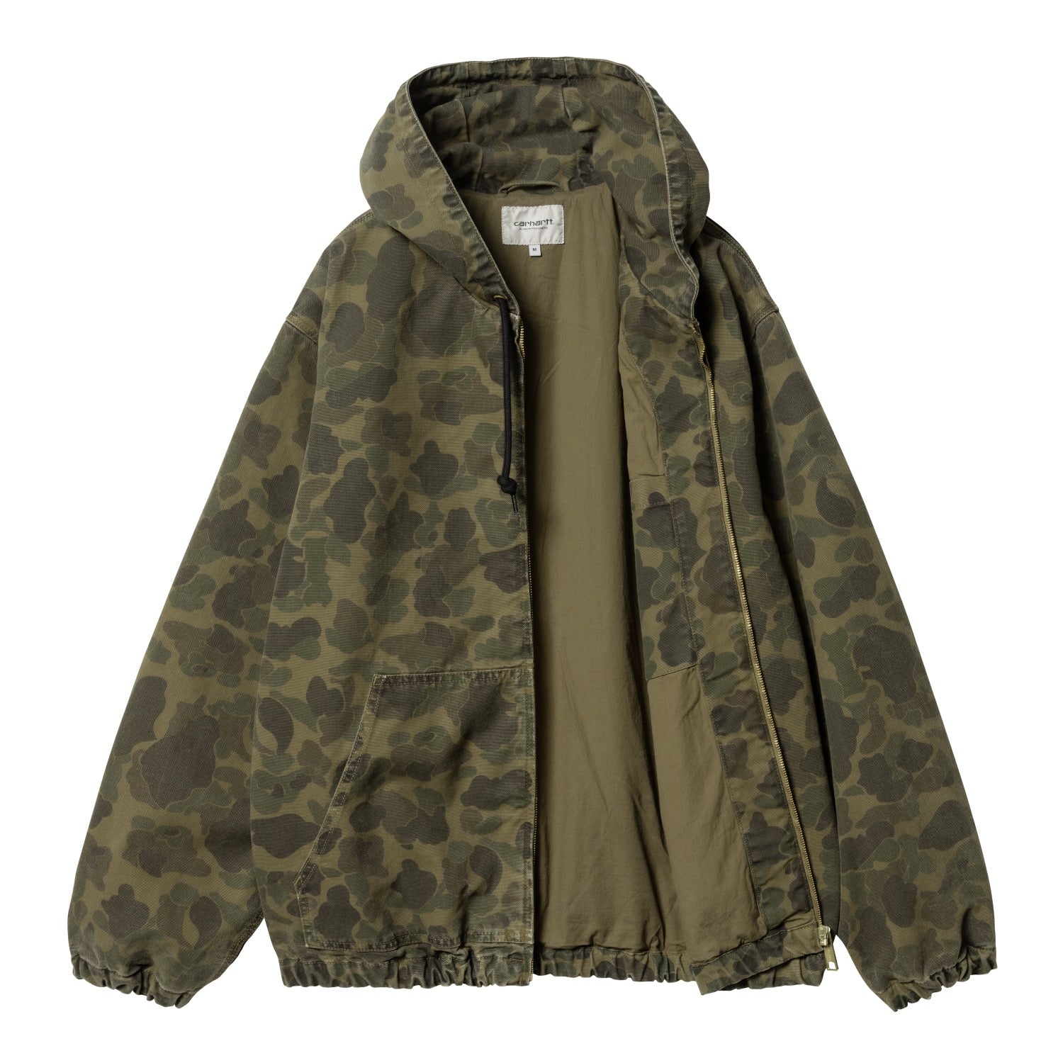 DUCK ACTIVE JACKET - Camo Duck, Green / Office Green