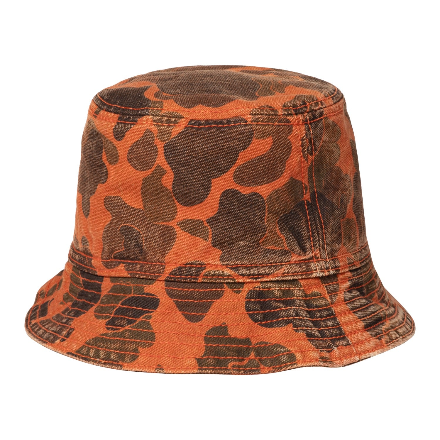 DUCK BUCKET HAT - Camo Duck, Green / Turmeric