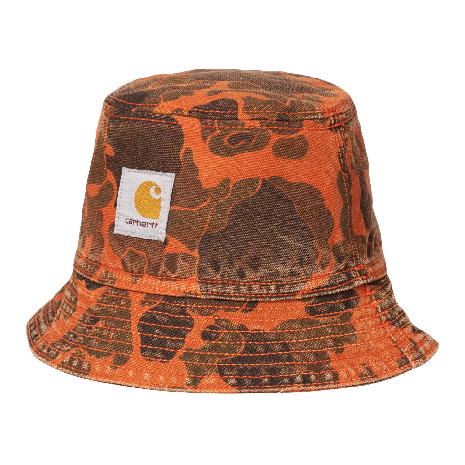 DUCK BUCKET HAT - Camo Duck, Green / Turmeric