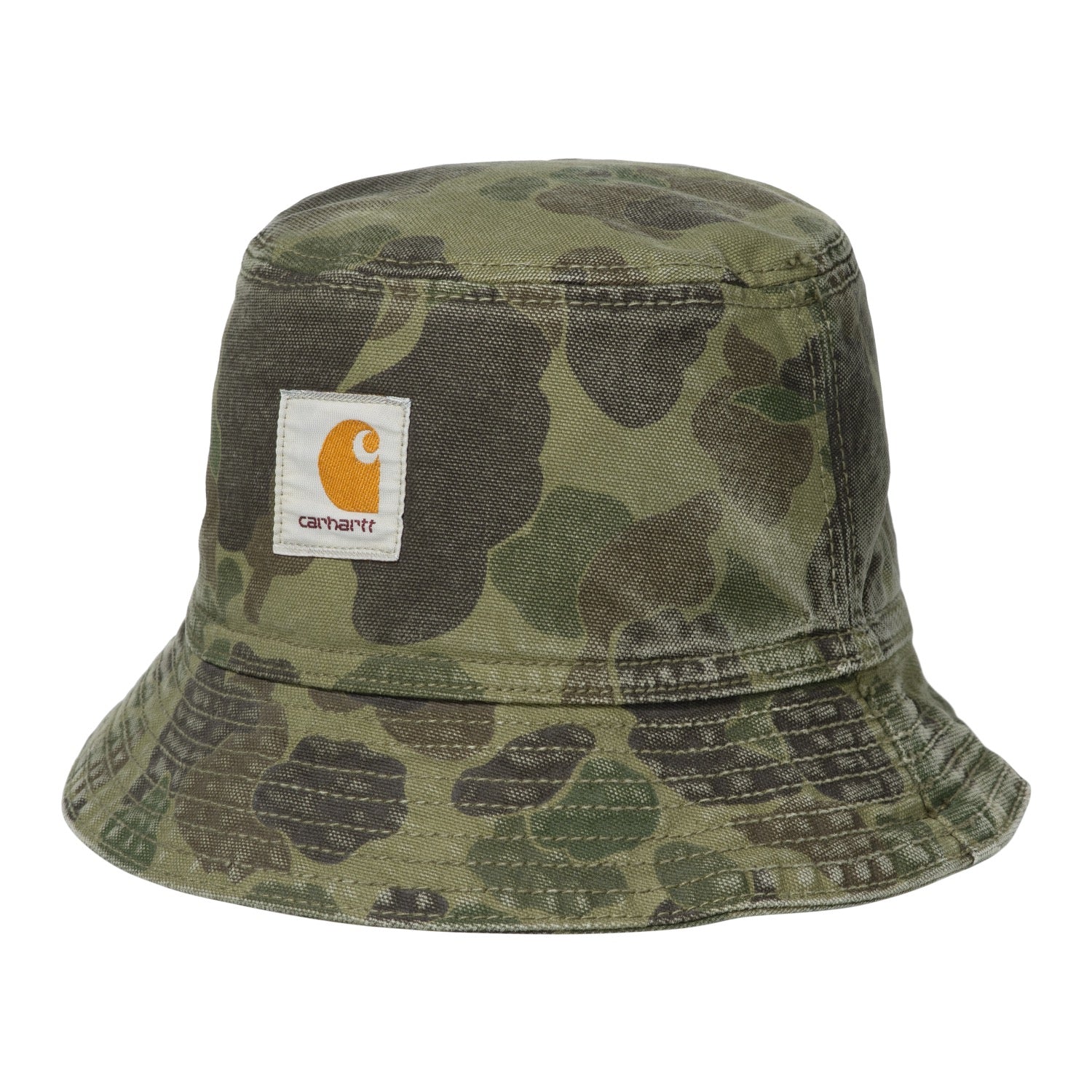 DUCK BUCKET HAT - Camo Duck, Green / Office Green