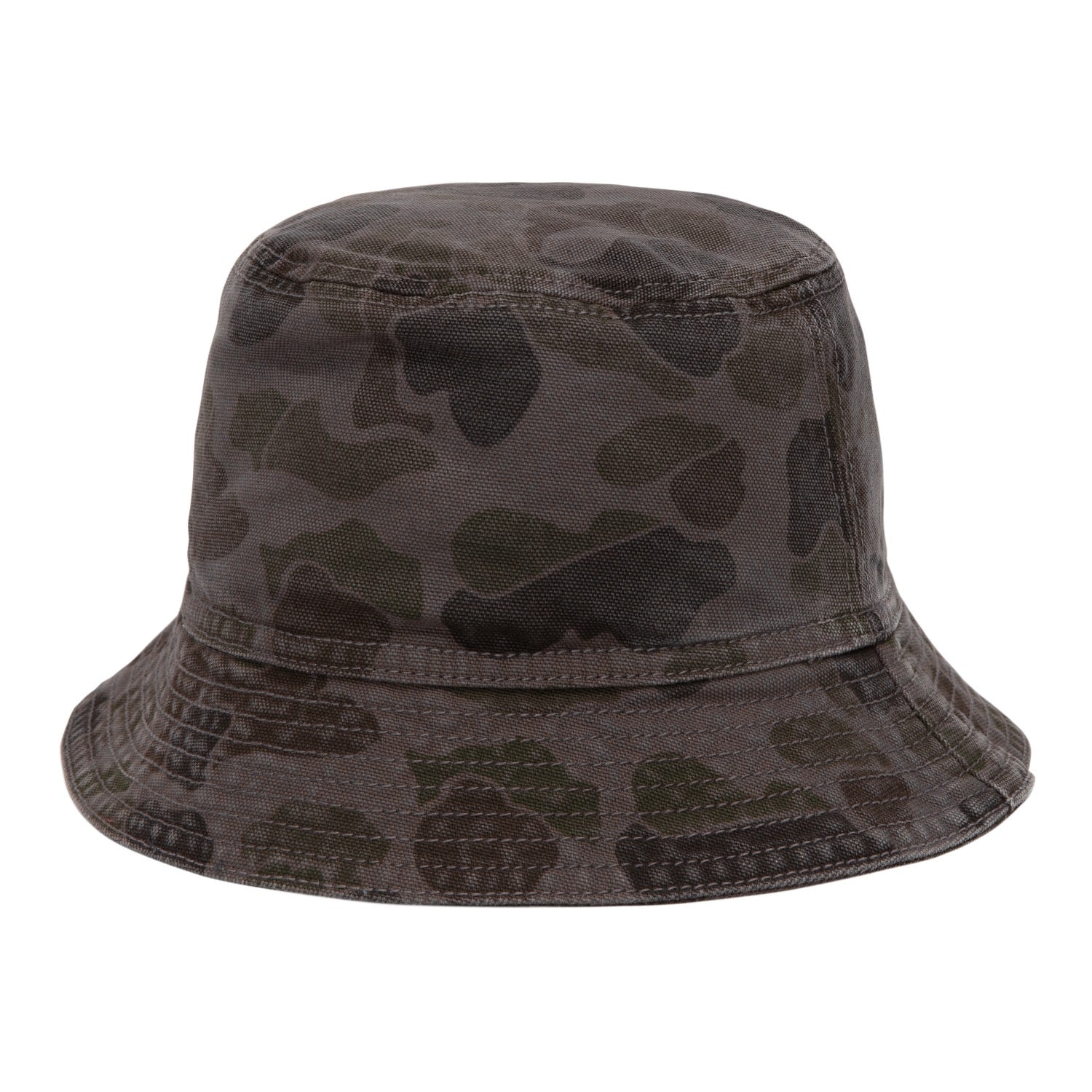 DUCK BUCKET HAT - Camo Duck Green / Graphite (garment dyed)