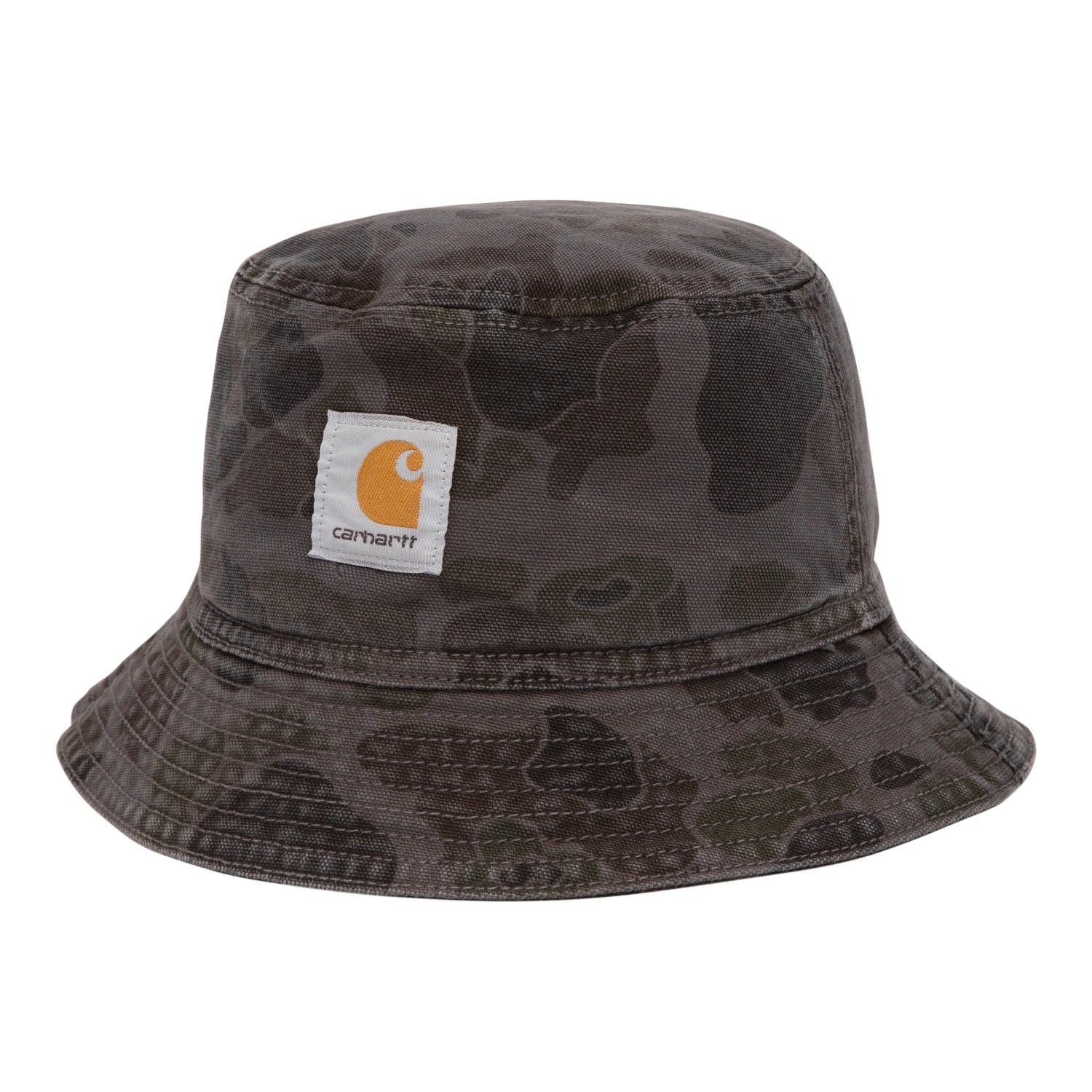 DUCK BUCKET HAT - Camo Duck Green / Graphite (garment dyed)