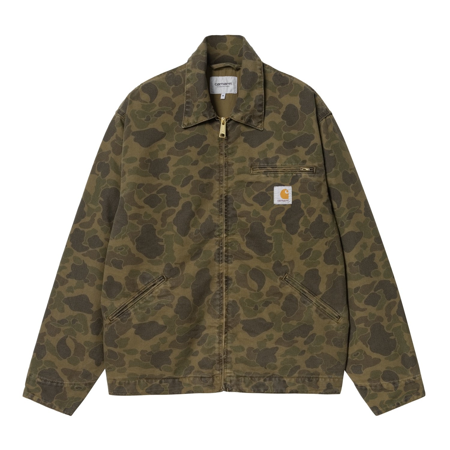 DUCK DETROIT JACKET - Camo Duck, Green / Office Green