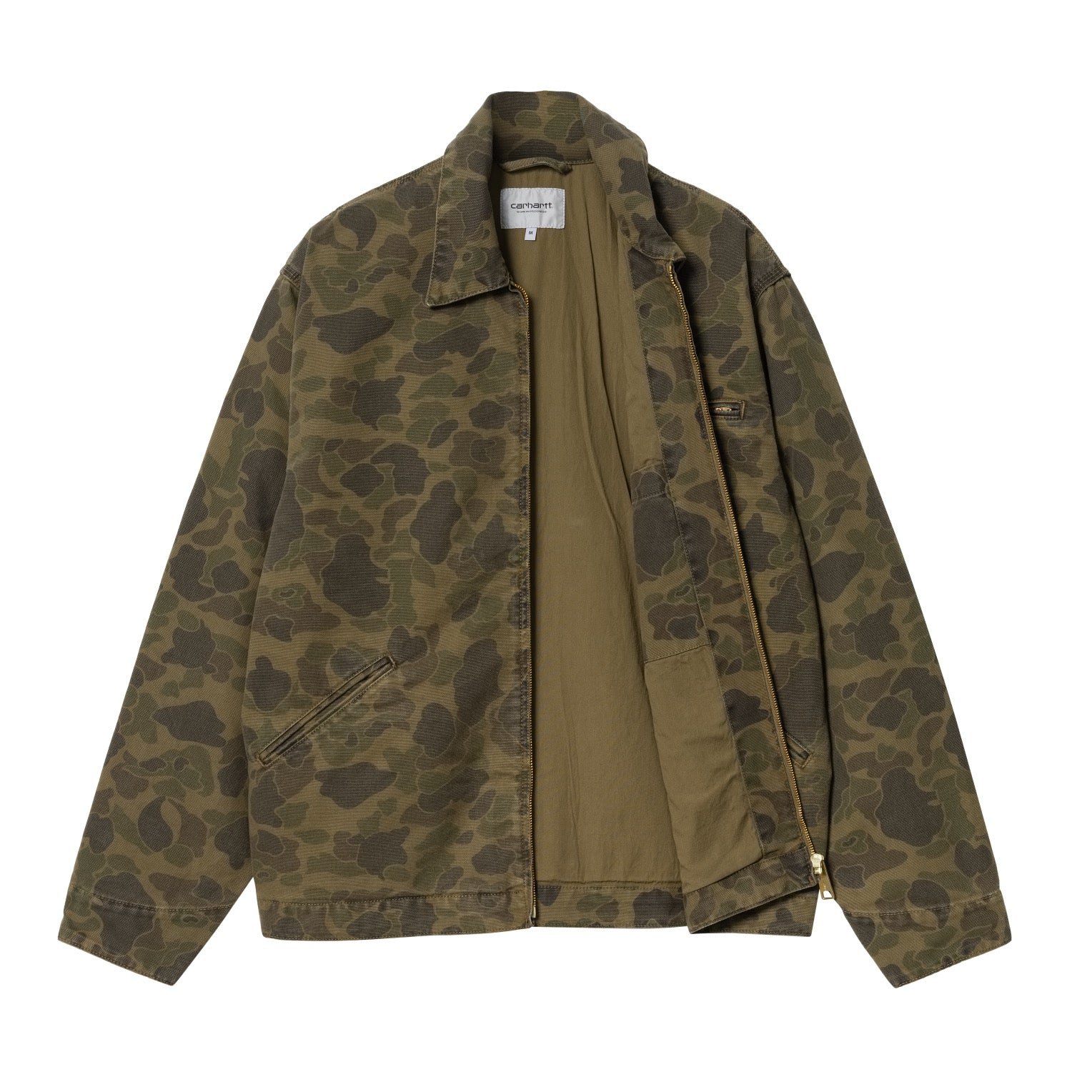 DUCK DETROIT JACKET - Camo Duck, Green / Office Green