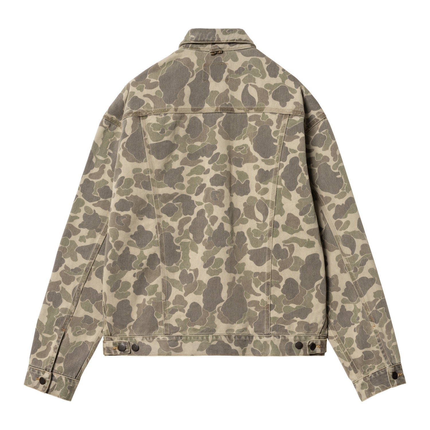 DUCK HELSTON JACKET - Camo Duck, Black (bleached)