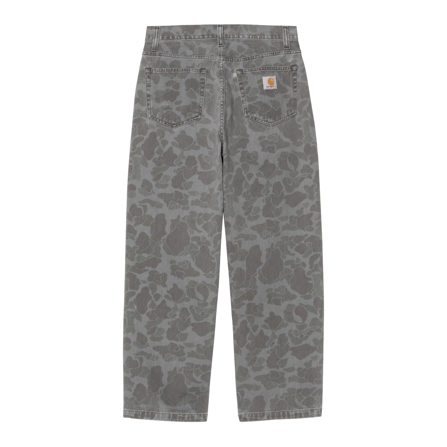 DUCK LANDON PANT  - Camo Duck, Black (heavy bleached)
