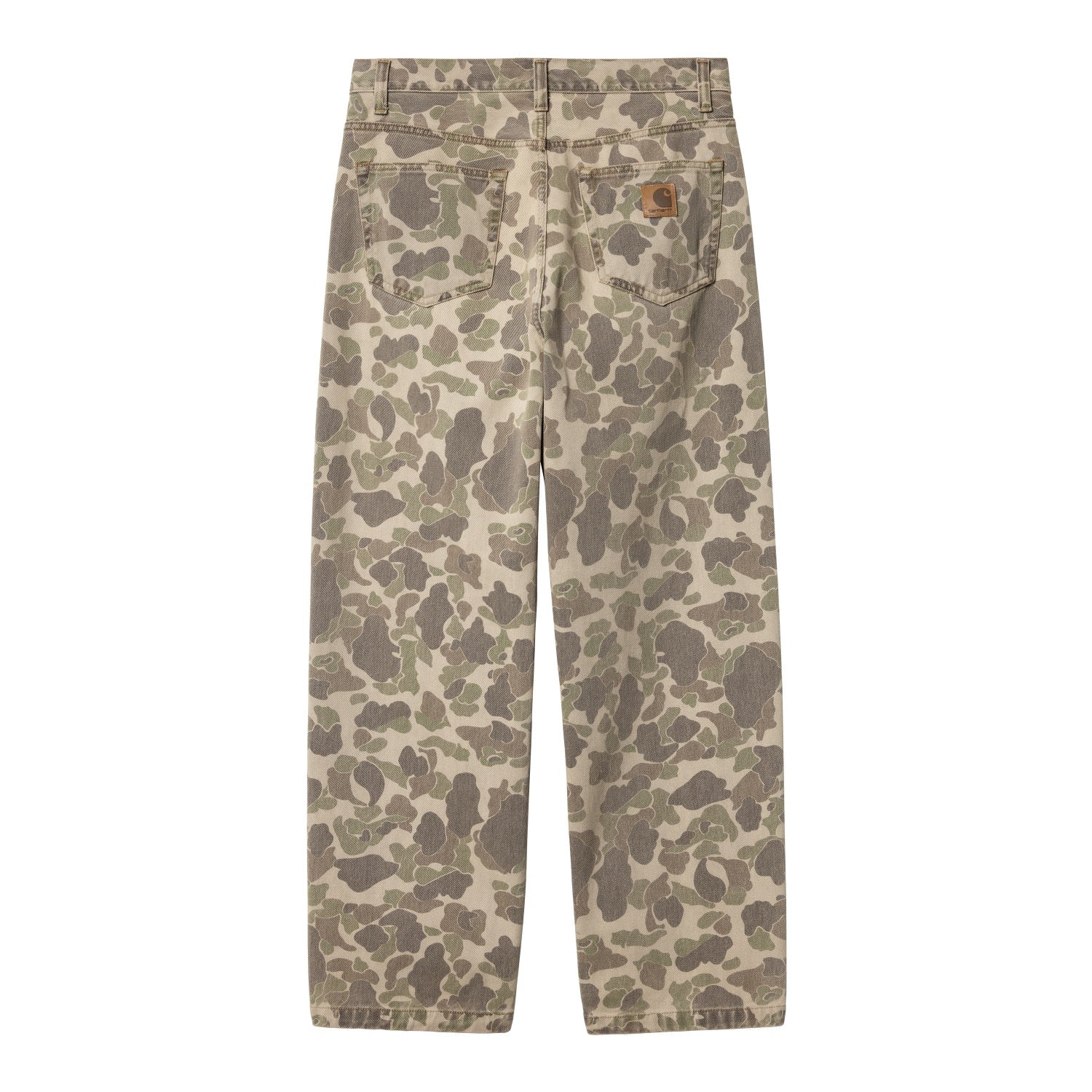 DUCK LANDON PANT - Camo Duck Black (bleached)